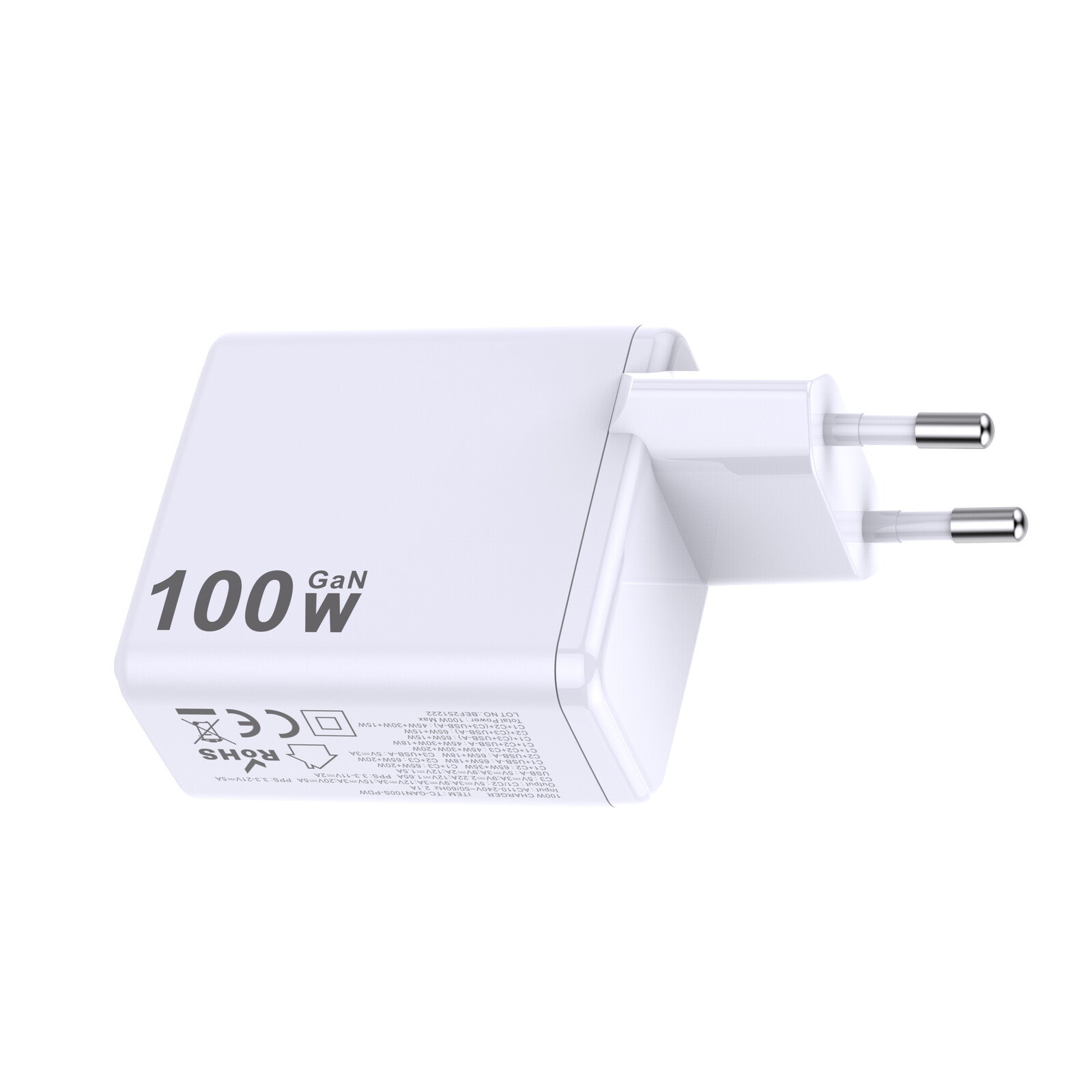 Felixx Slim PD Reiselader 100W inkl.Kabel Wei&szlig;
