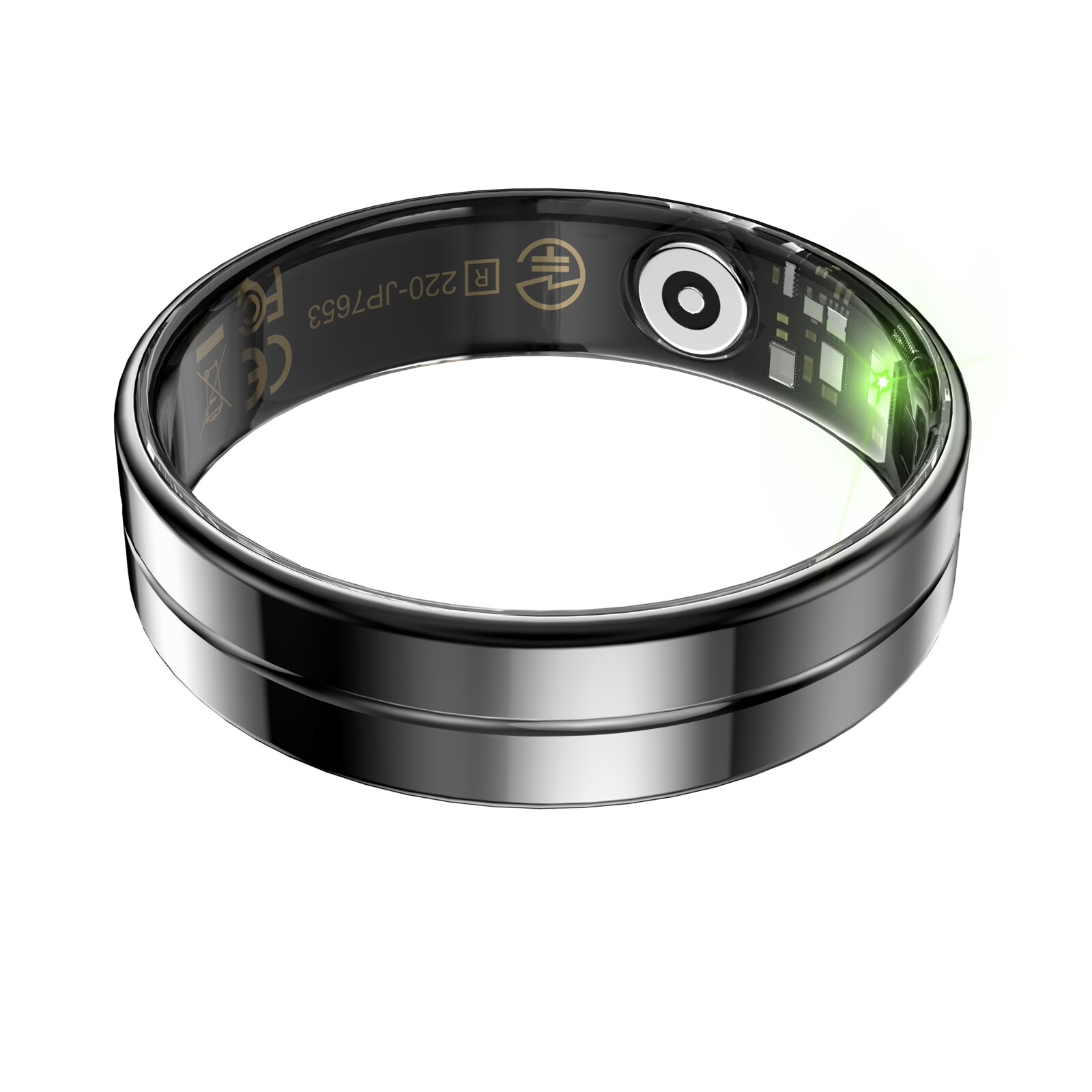 felixx SmartRing SR11 Slim Schwarz Edelstahl - #12 (67,2mm)
