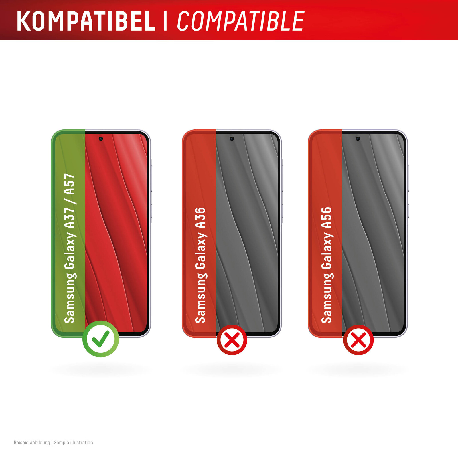 Felixx Glas Case friendly Samsung Galaxy A37/A57