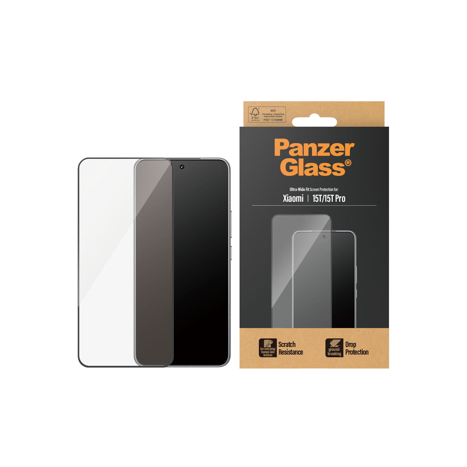 PanzerGlass Glas Ultra-Wide-Fit Xiaomi 15T/15T Pro