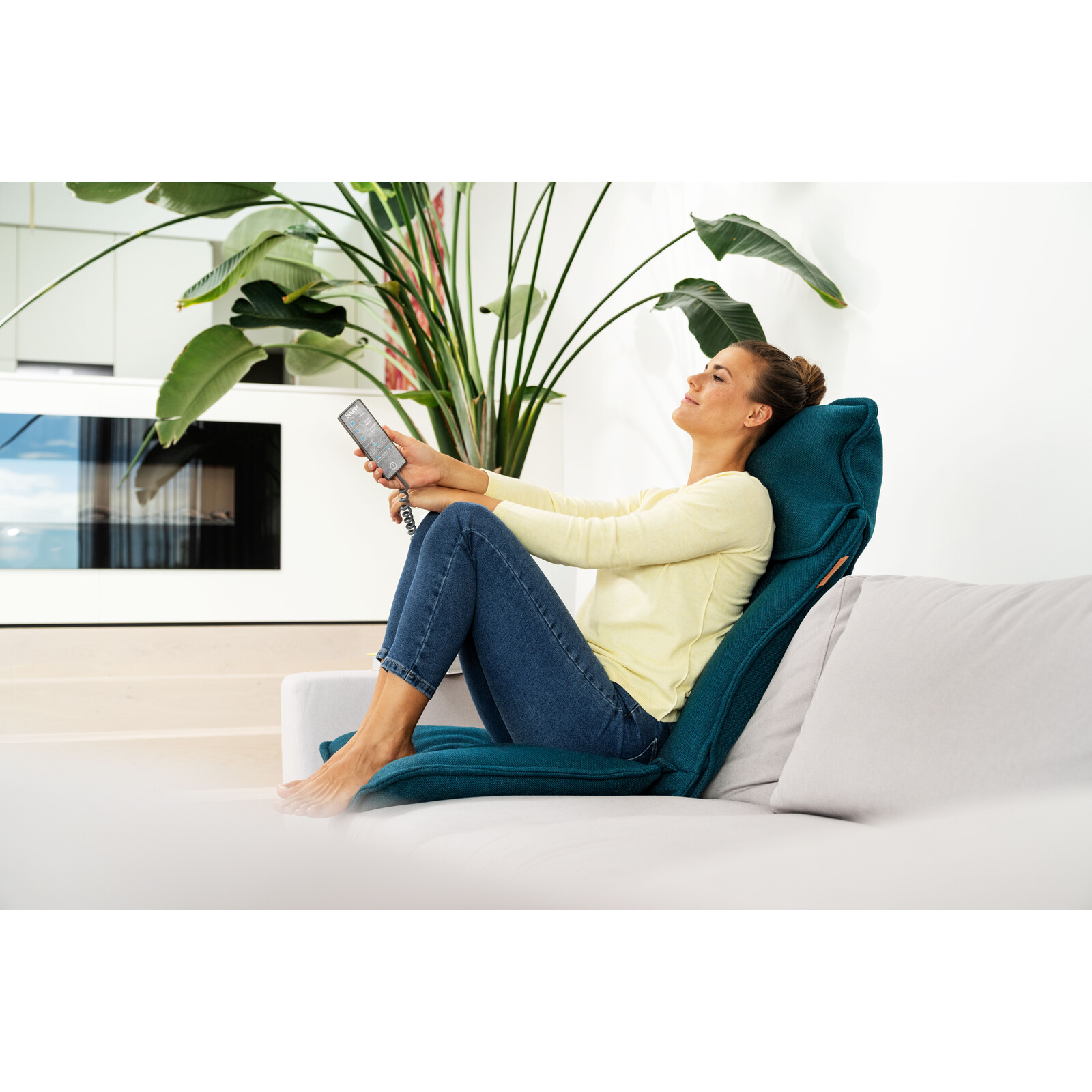 Beurer MG 330 Lounger Shiatsu Sitzauflage petrol blue