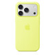 Apple iPhone 17 Pro Silicone Case mit MagSafe Neon Yellow
