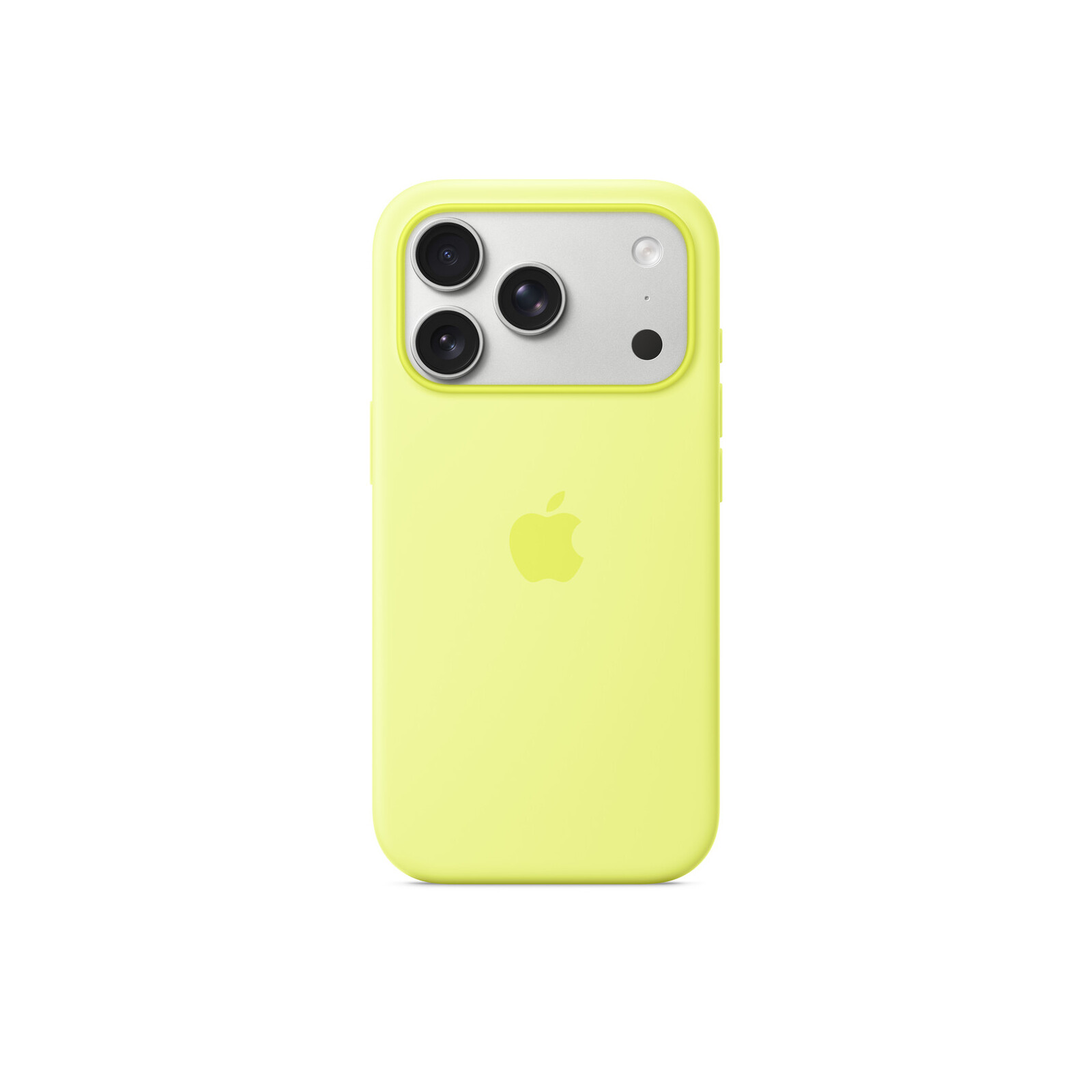 Apple iPhone 17 Pro Silicone Case mit MagSafe Neon Yellow
