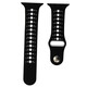 Mika Uhrenarmband Apple 42/44mm Silikon schwarz/wei&szlig;