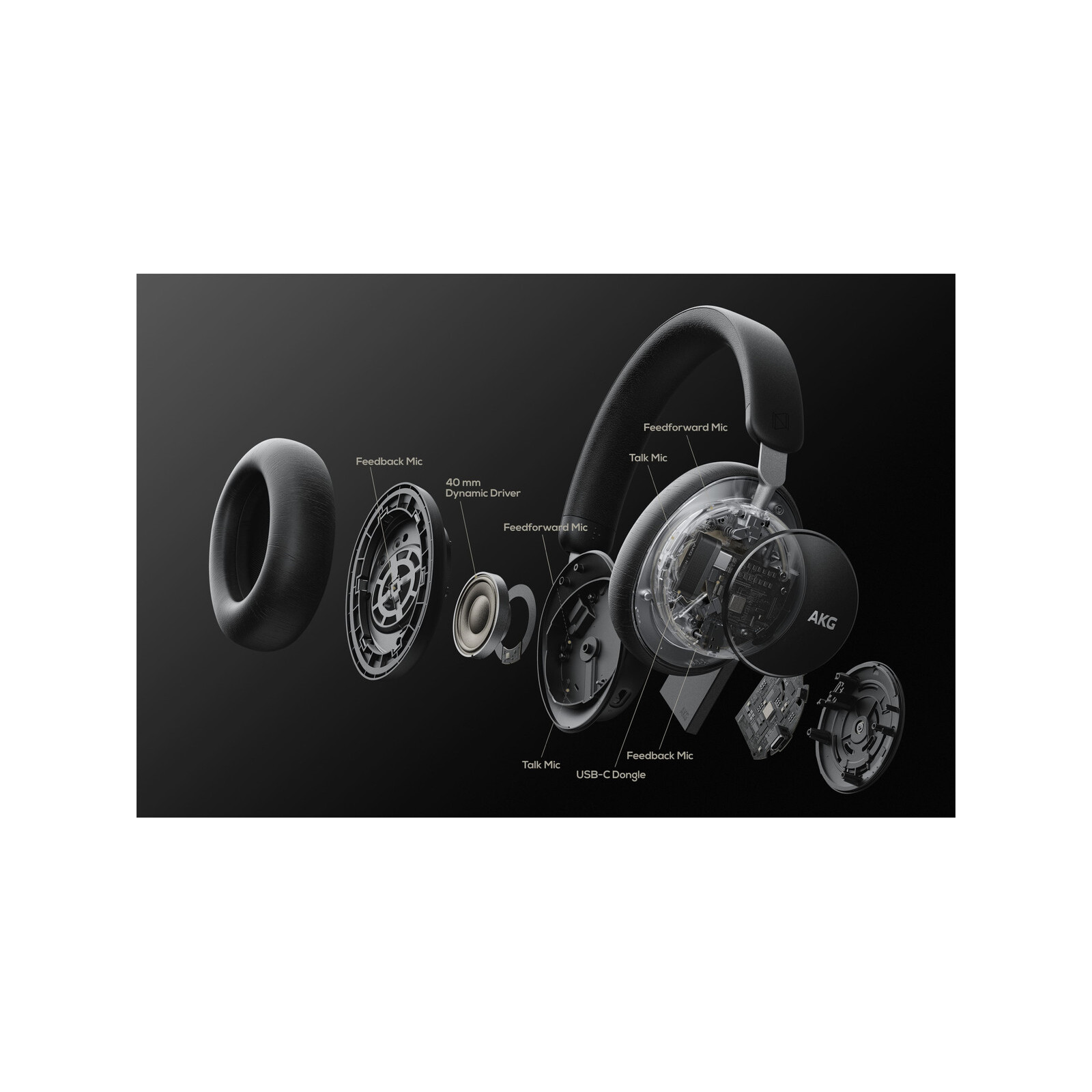 AKG N9 Hybrid ANC Wireless Over-Ear Black