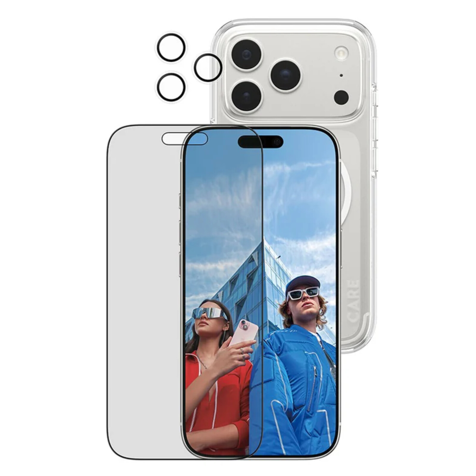 PanzerGlass CARE 3-in-1 Flagship Privacy iPhone 17 Pro