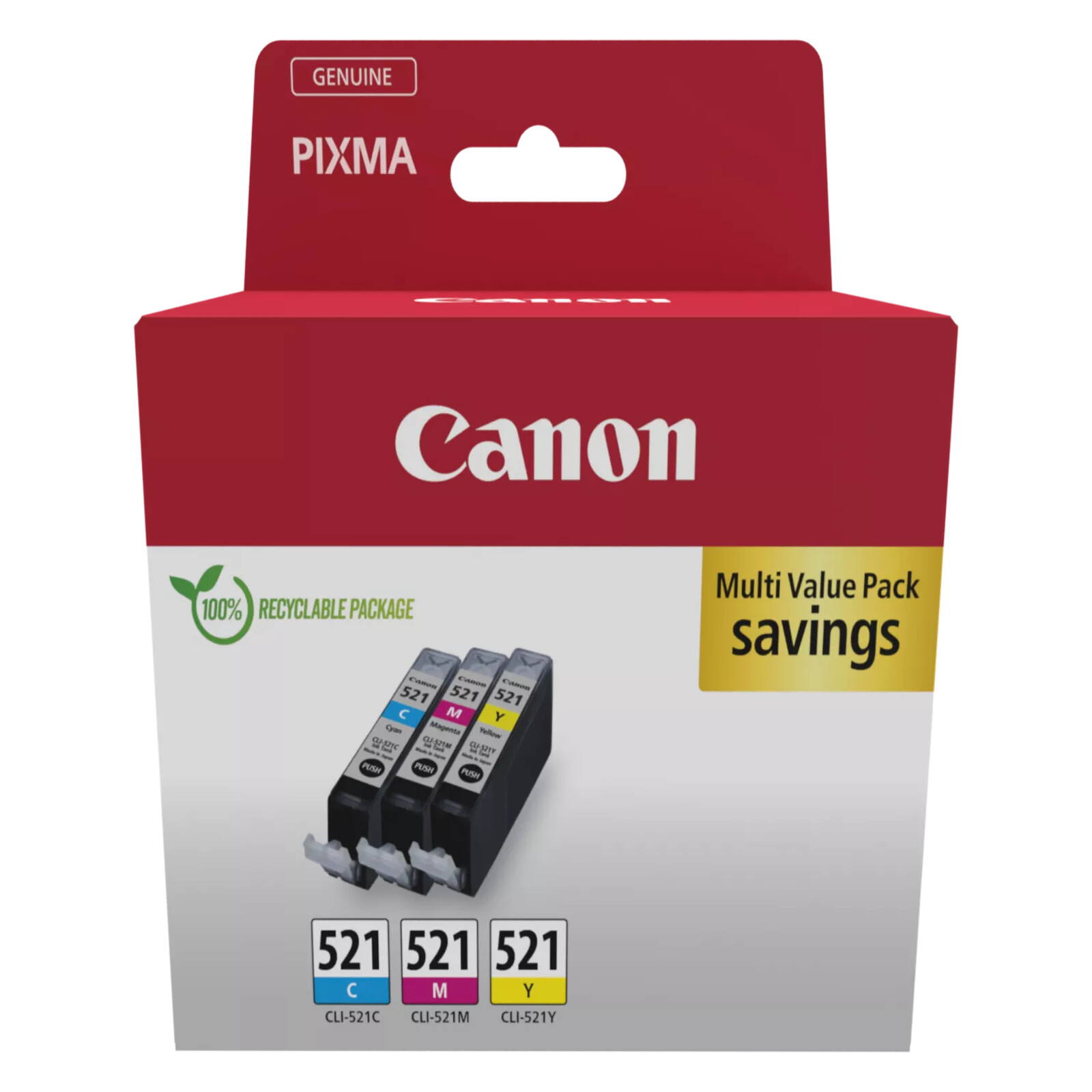 Canon CLI521 Tinte Multipack