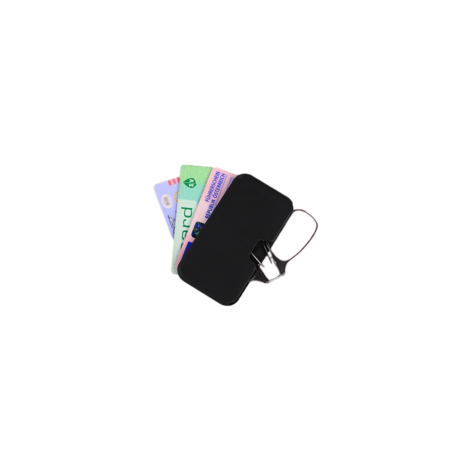 Fertiglesebrille Clip LH100 schwarz +2.00