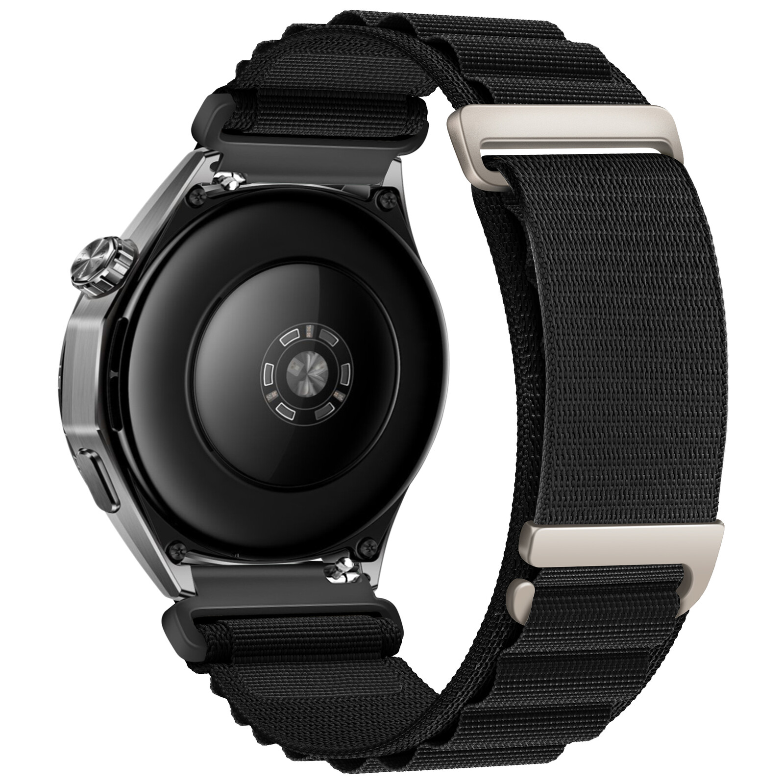 Felixx Smartwatcharmband Nylon Black-Universal 22mm
