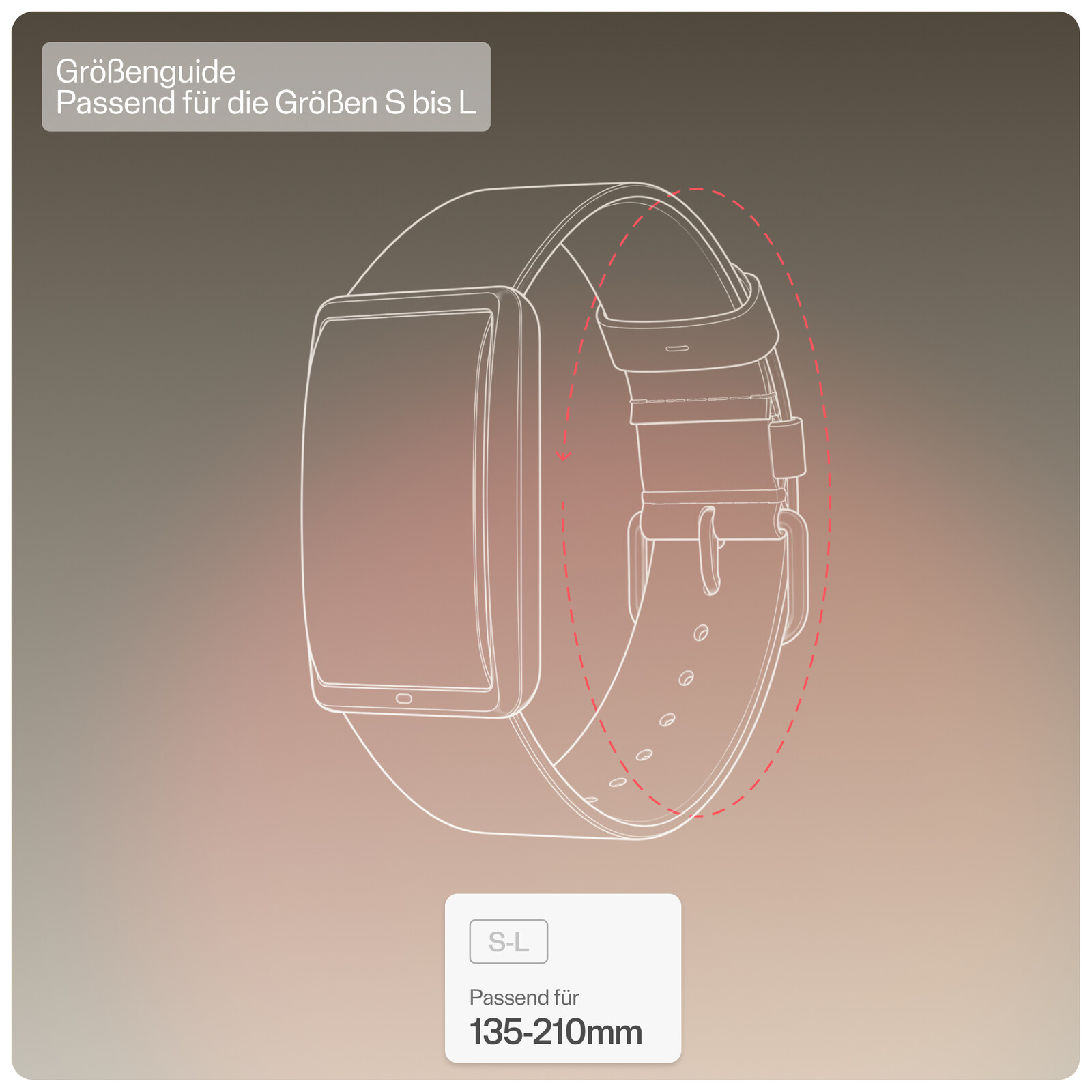 Polar WB Loop Gen2 Band Leder Brown S-M