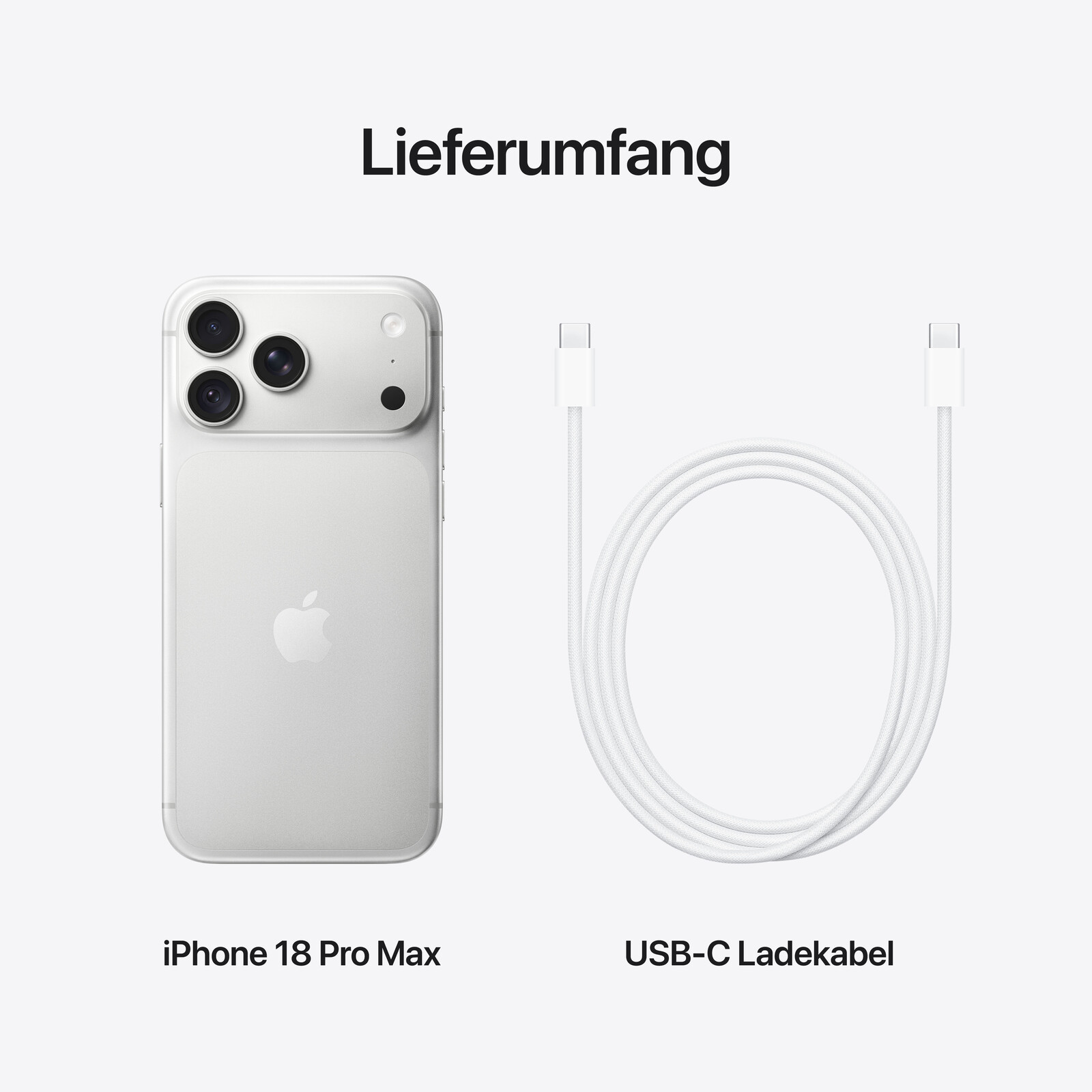 Apple iPhone 18 Pro Max 512GB Silber