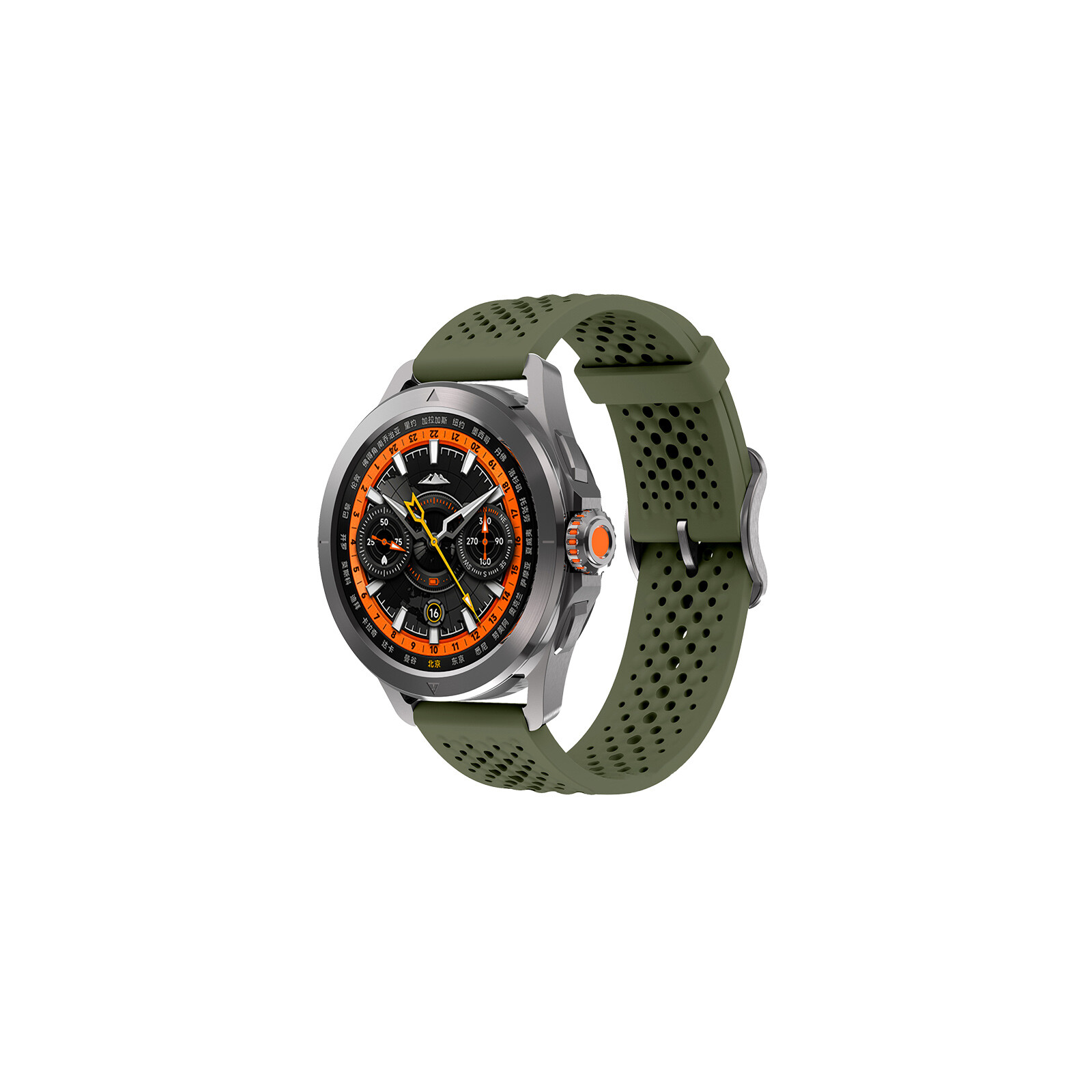 Felixx Smartwatcharmband Silikon Sport Army Green- Universal 22mm
