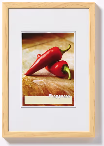 Peppers Holzrahmen 15x20 Kiefer