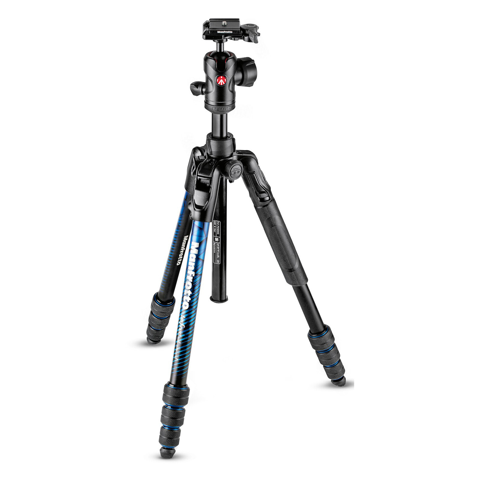 Manfrotto Befree Advanced Alu Reisestativ Kit Twist blau