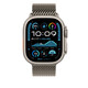 Apple Watch 49mm Milanaise Band L titan natur 