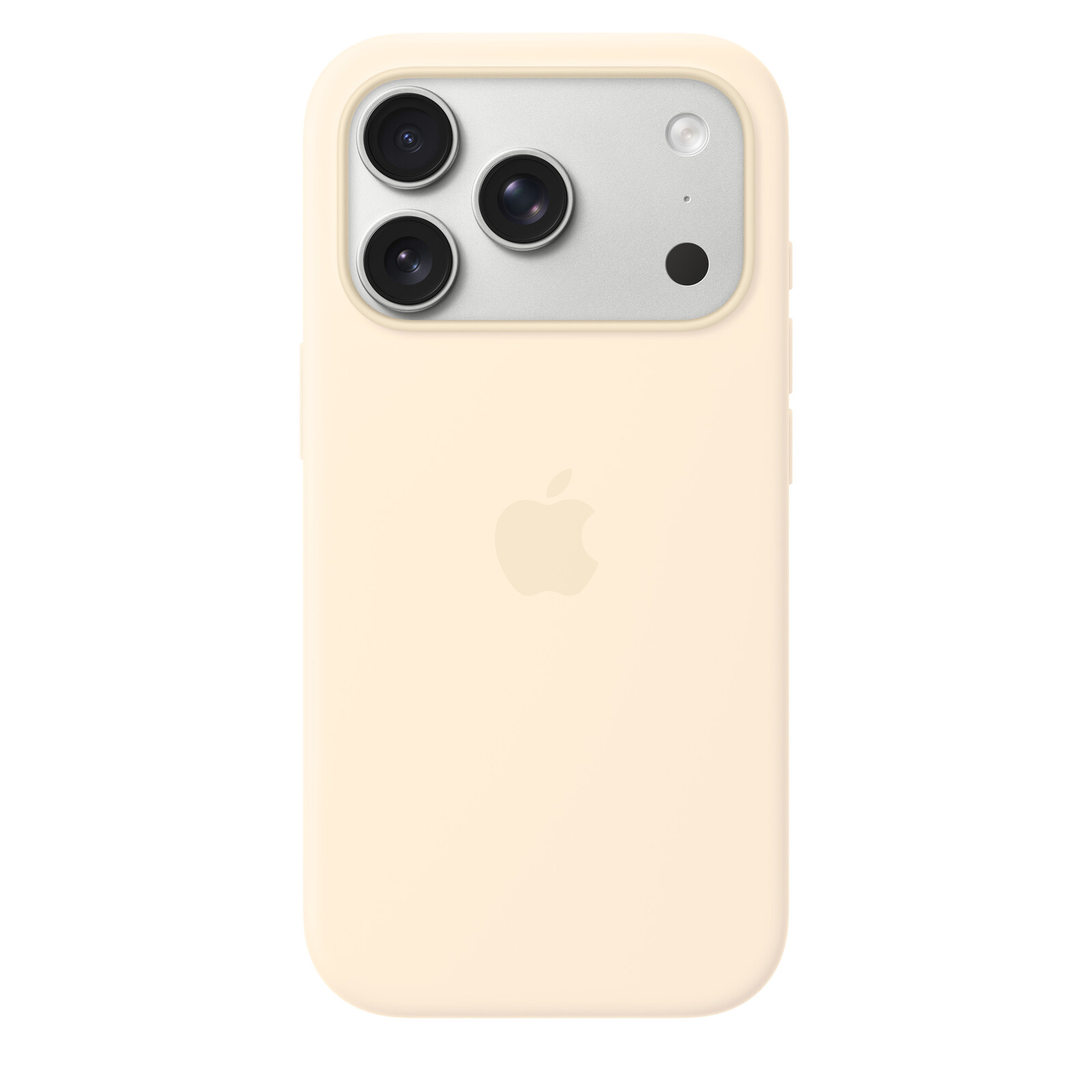 Apple Back Silikon Case mit MagSafe iPhone 17 Pro vanille