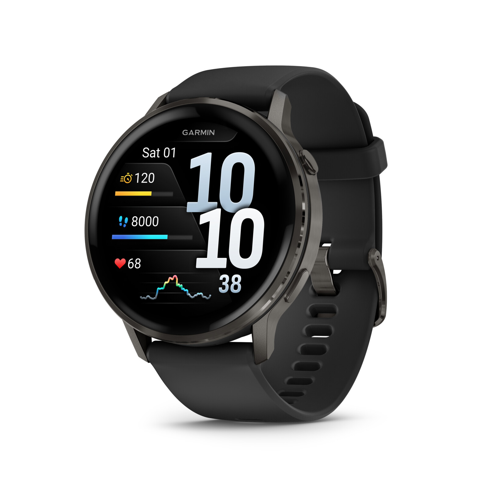 Garmin Venu 4 45mm Schwarz/Schiefergrau Blk
