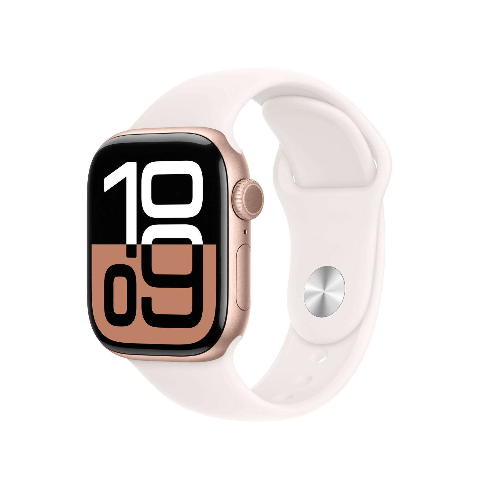 Apple Watch S10 GPS 42mm rose gold Alu Case + blush Band S/M