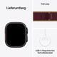  Apple Watch Ultra 4 LTE 49mm Black Titan Case + Burgundy Trail Loop M/L
