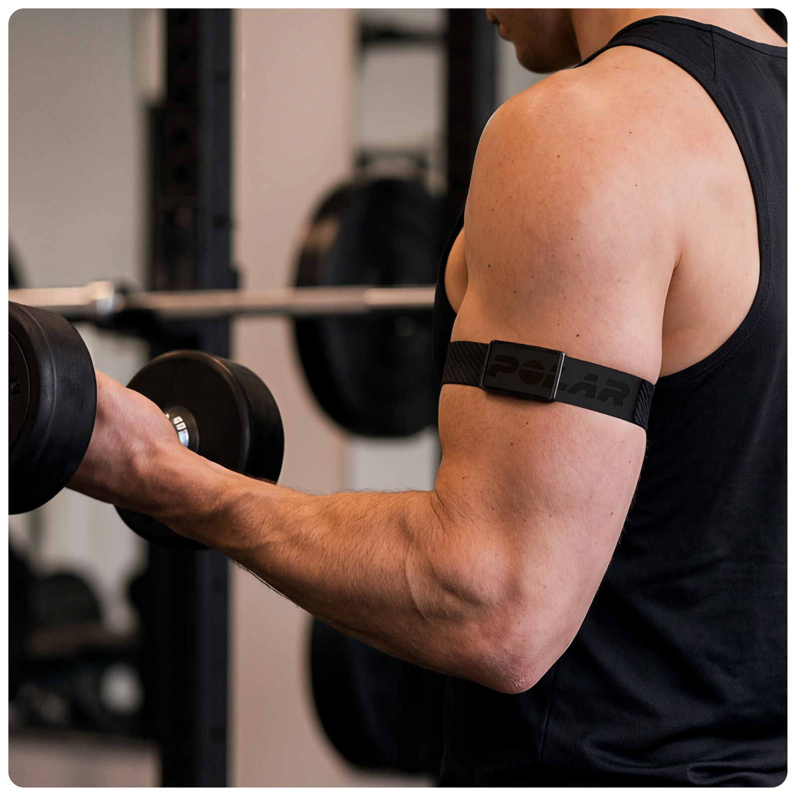 Polar Loop Oberarmband Grey L-XL