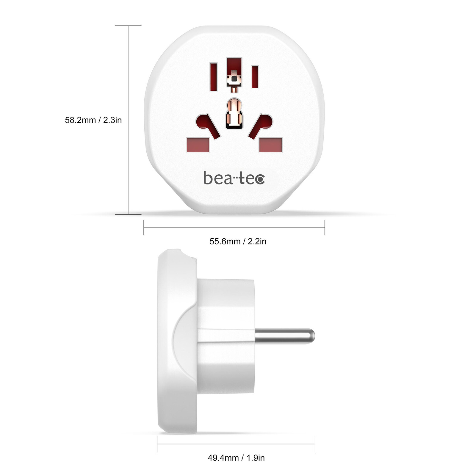Beatec World to EU Adapter