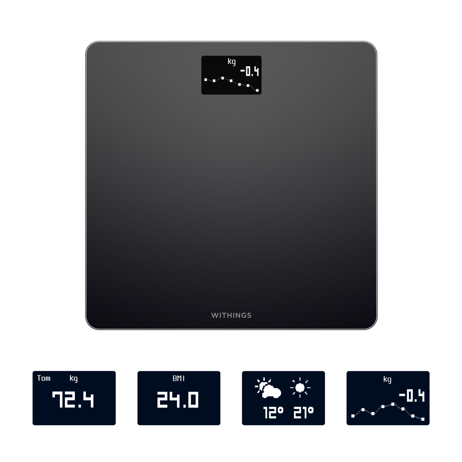 Withings Body K&ouml;rperwaage schwarz