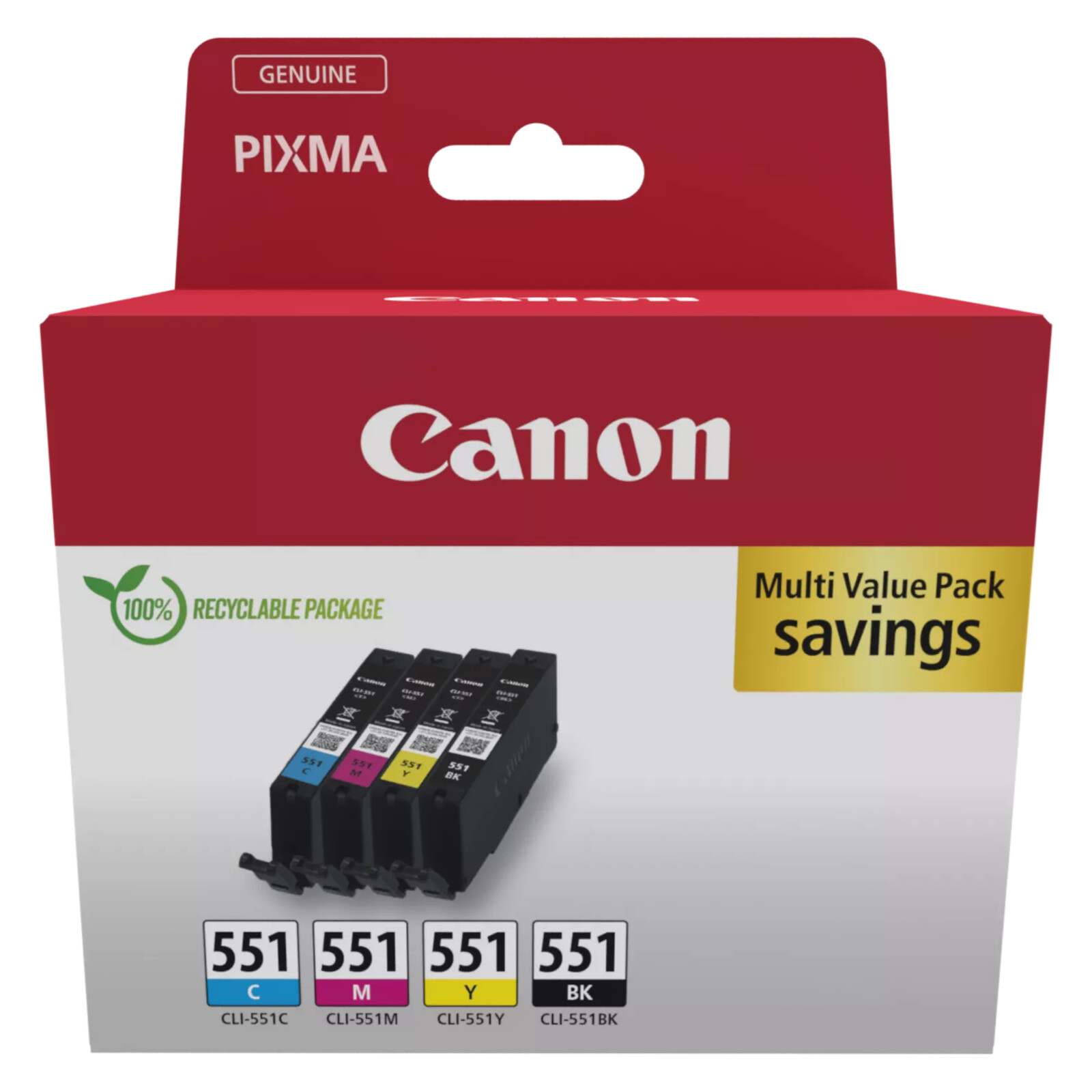 Canon CLI551 Tinte Multipack