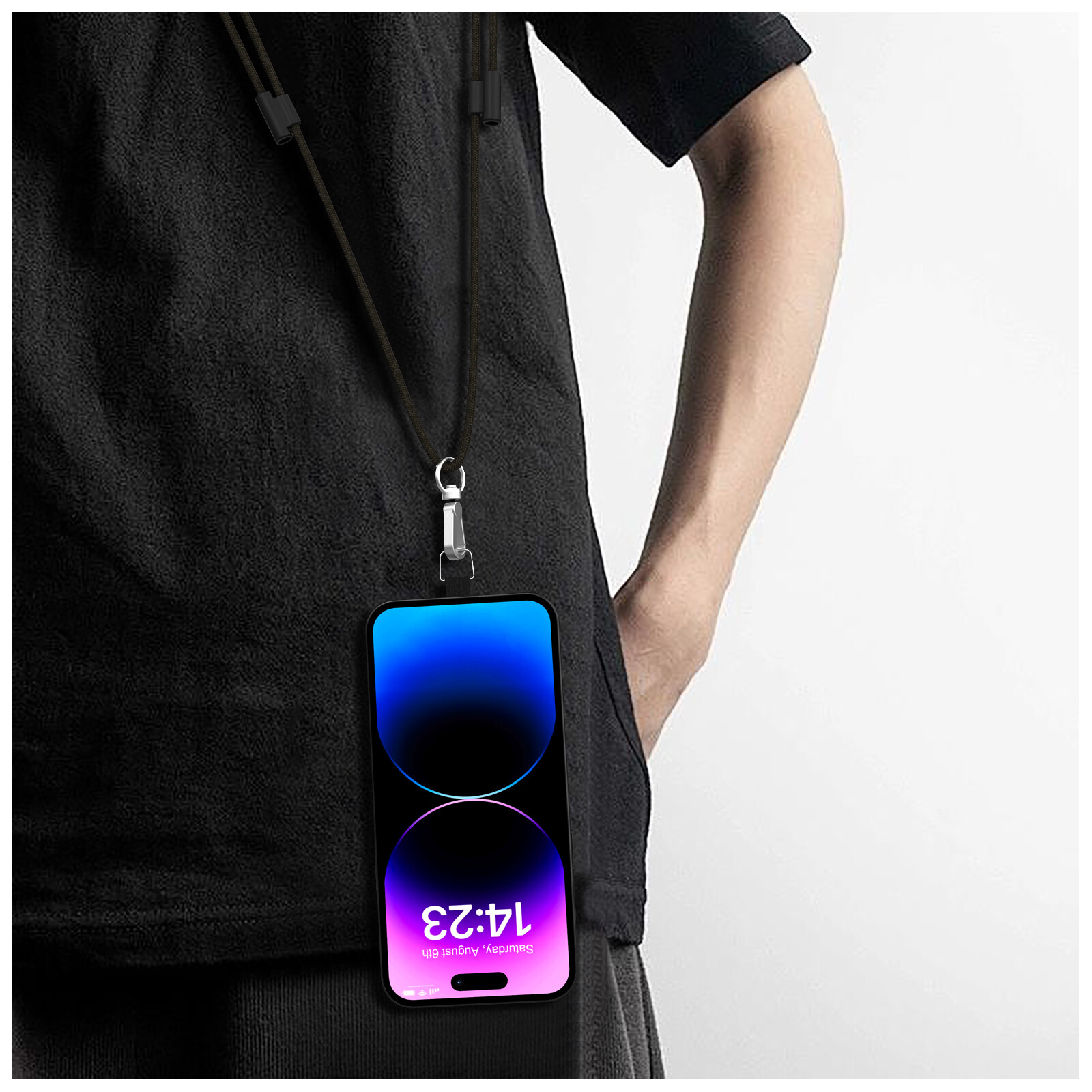 Felixx 240W Lanyard Lade-Datenkabel USB-C PD Schwarz
