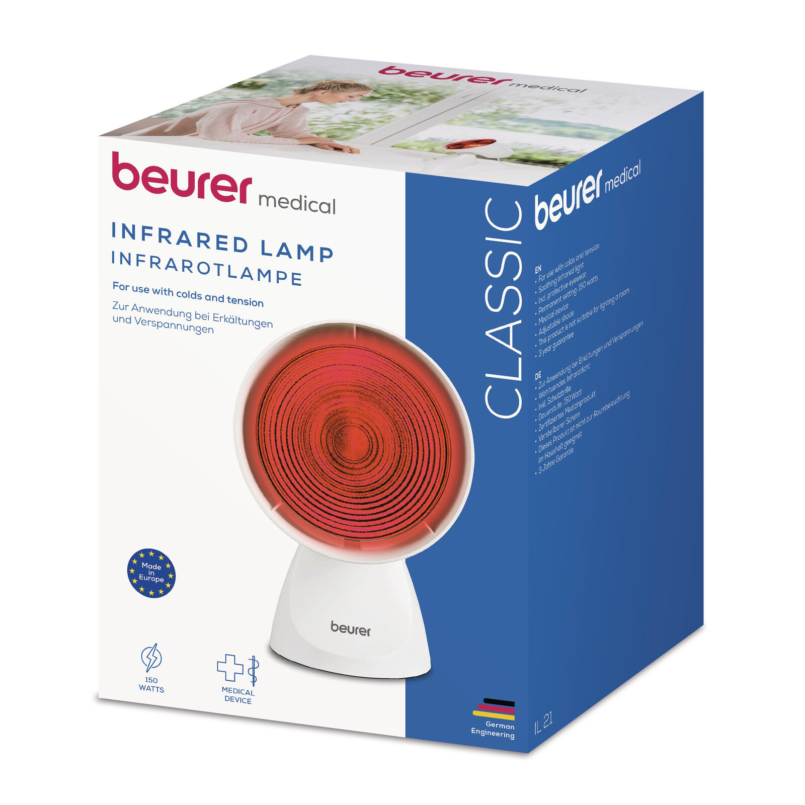 Beurer Infrarotlampe IL 21 150 Watt