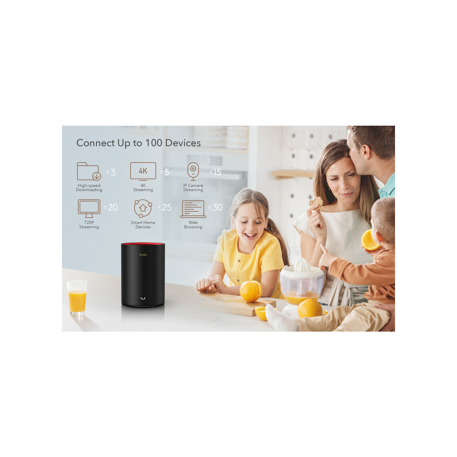  Cudy Cudy AX3000 Wi-Fi 6 Mesh 2.5G Solution 2-Pack 