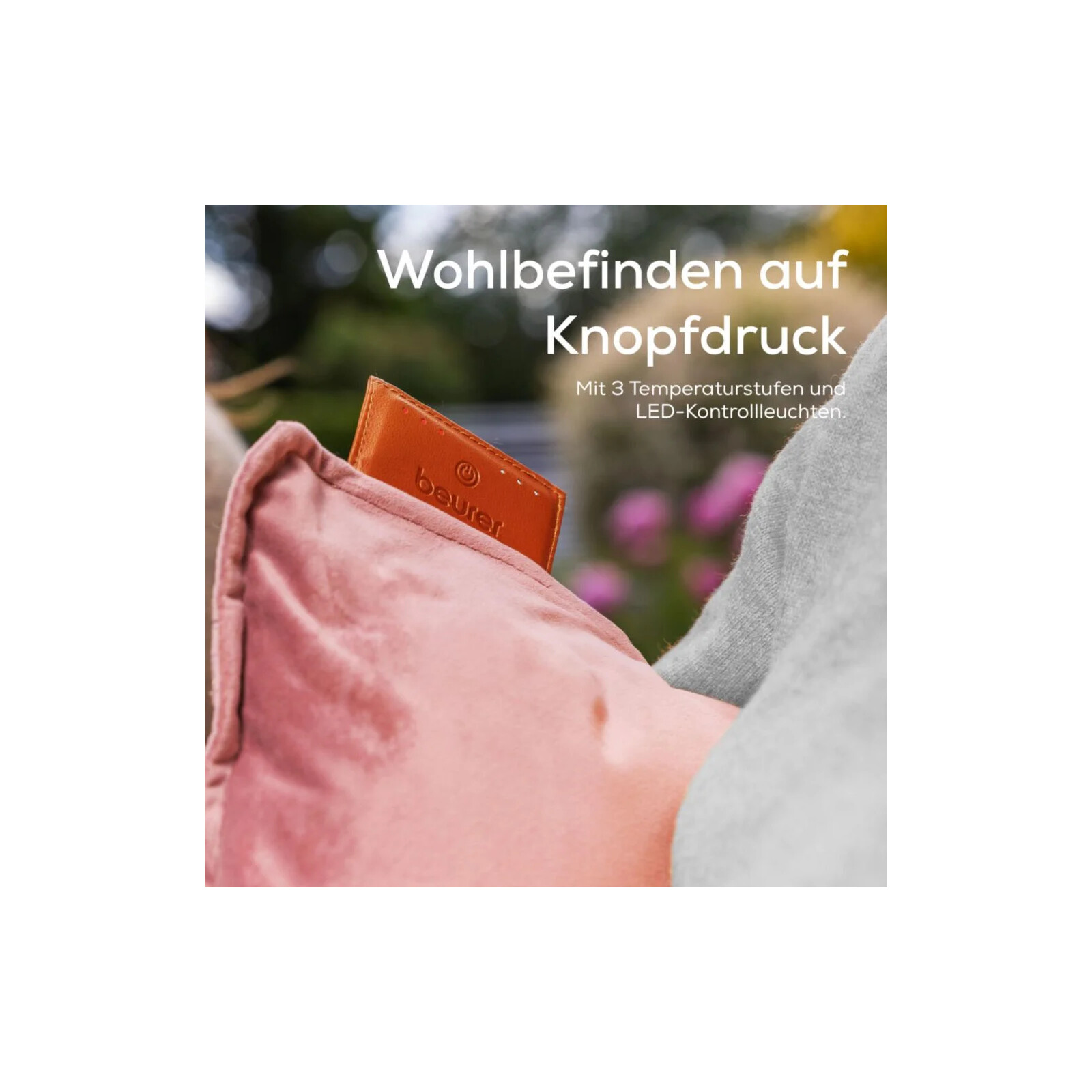 BEURER HK 77 Akku-Heizkissen blush-rose