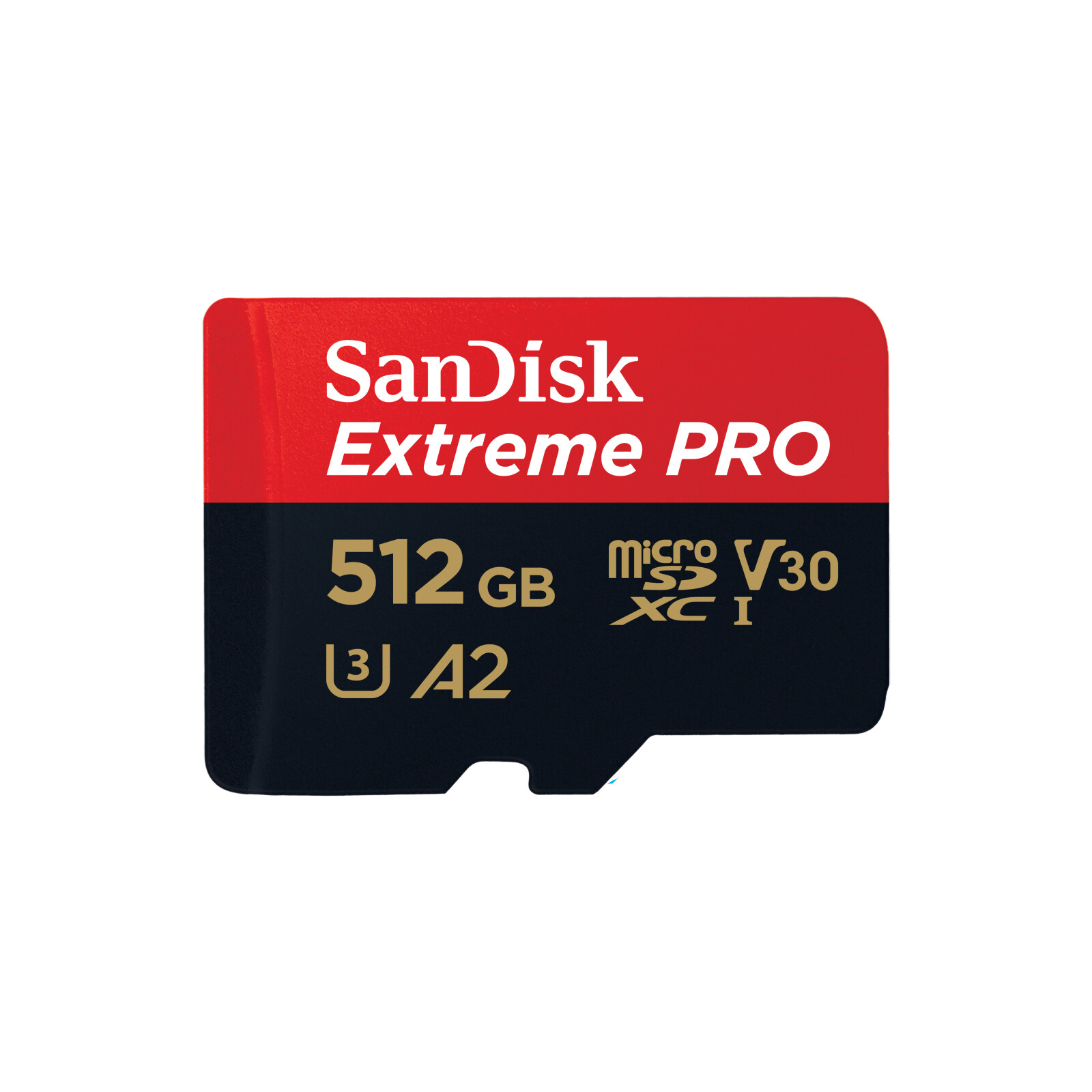 SanDisk mSDXC 512GB Extreme Pro A2 V30 200MB/sek Kit