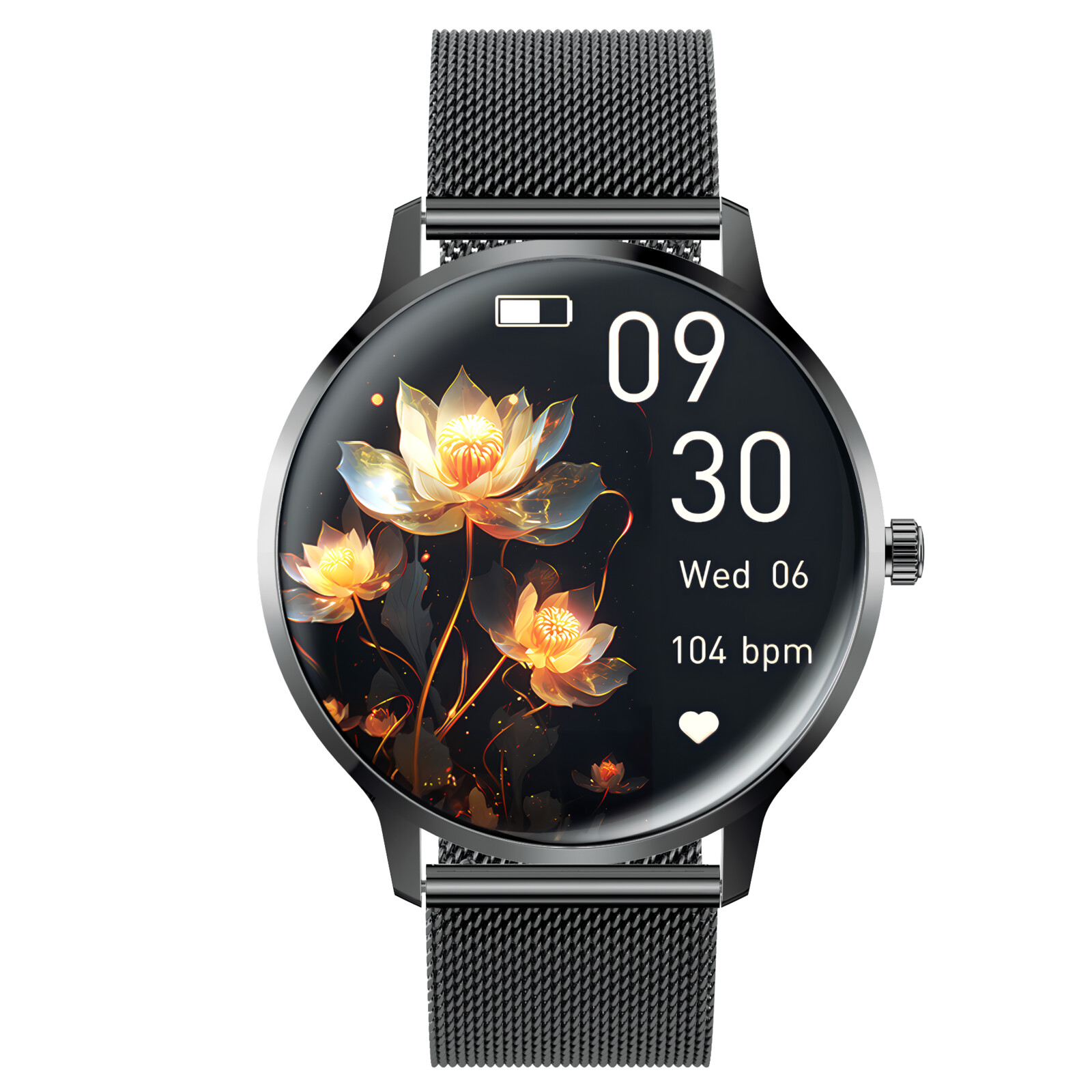 Felixx Smartwatch F616, Amoled 1.65, SUN, black