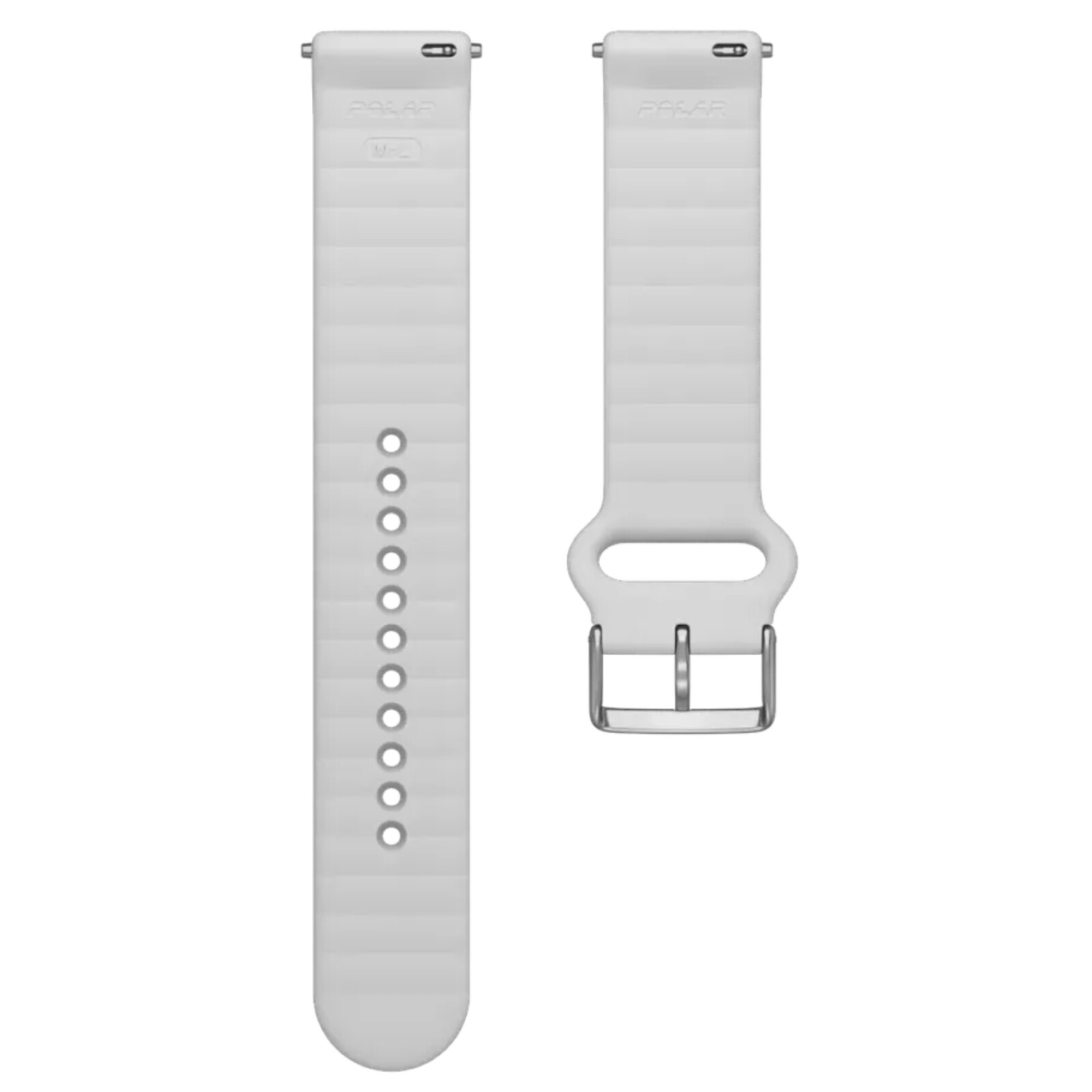Polar Armband Sil 20mm S-L wei&szlig;