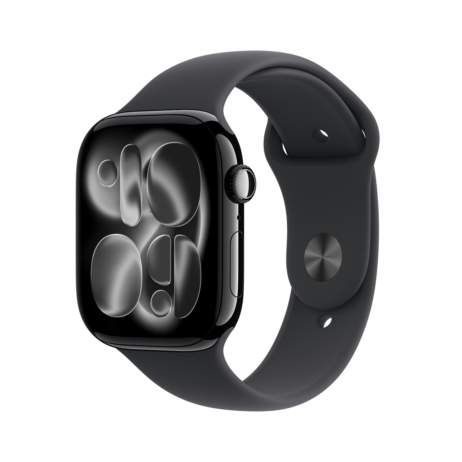 Apple Watch S11 LTE 46mm Jet Black Alu Case + Black Sport S/M