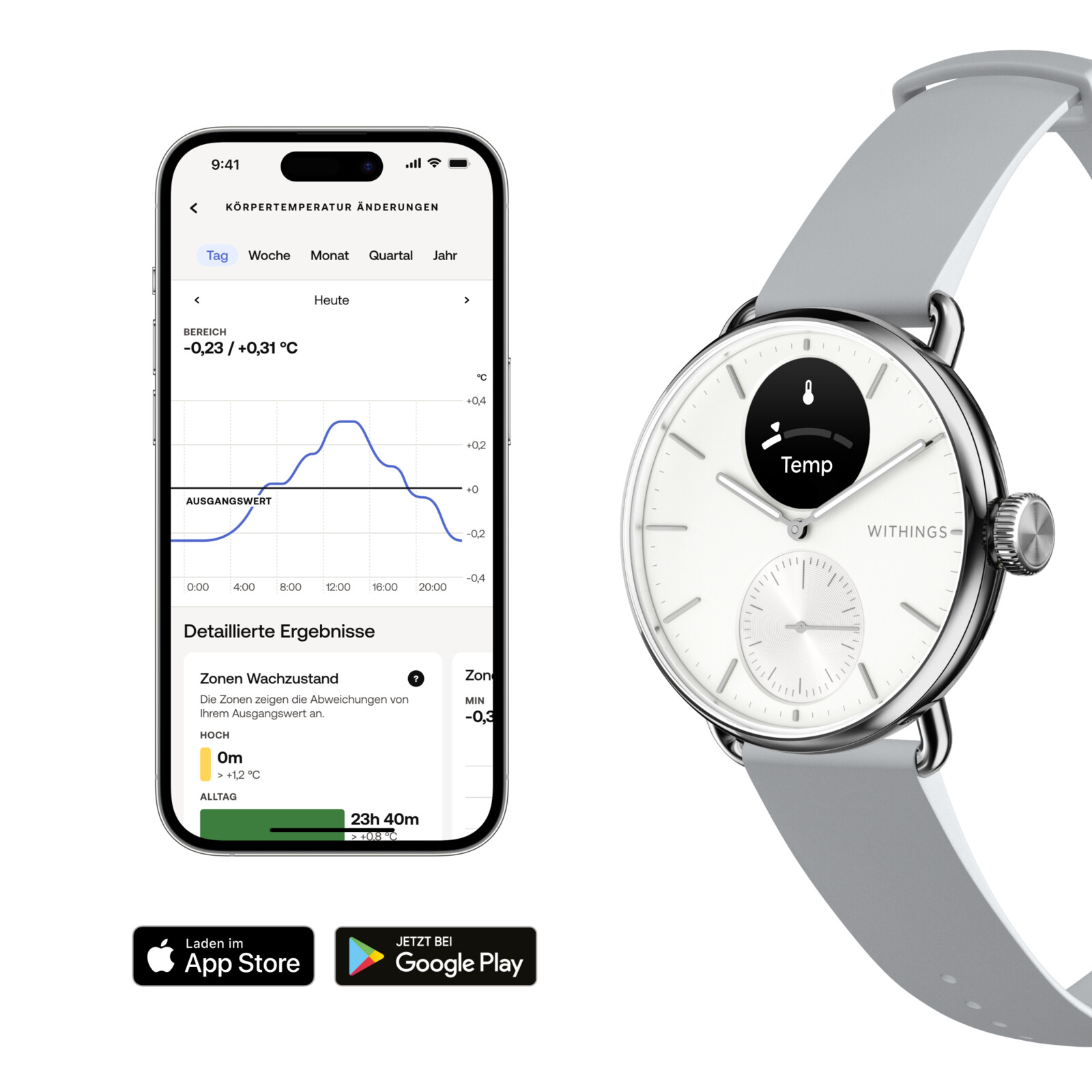 Withings Scanwatch 2 38mm wei&szlig;