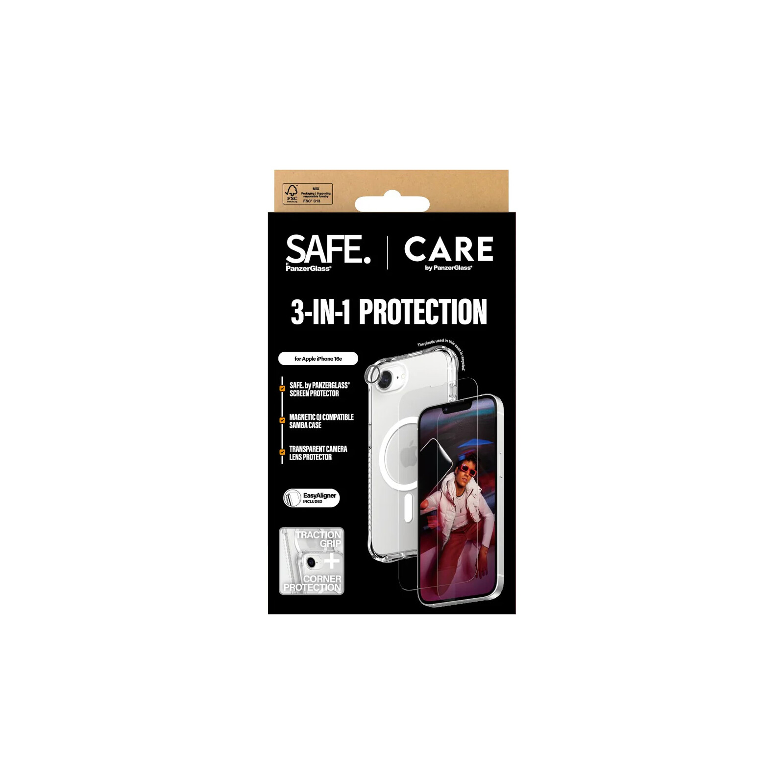 CARE by PanzerGlass Fashion 3-in-1 Bundle Apple iPhone 16e