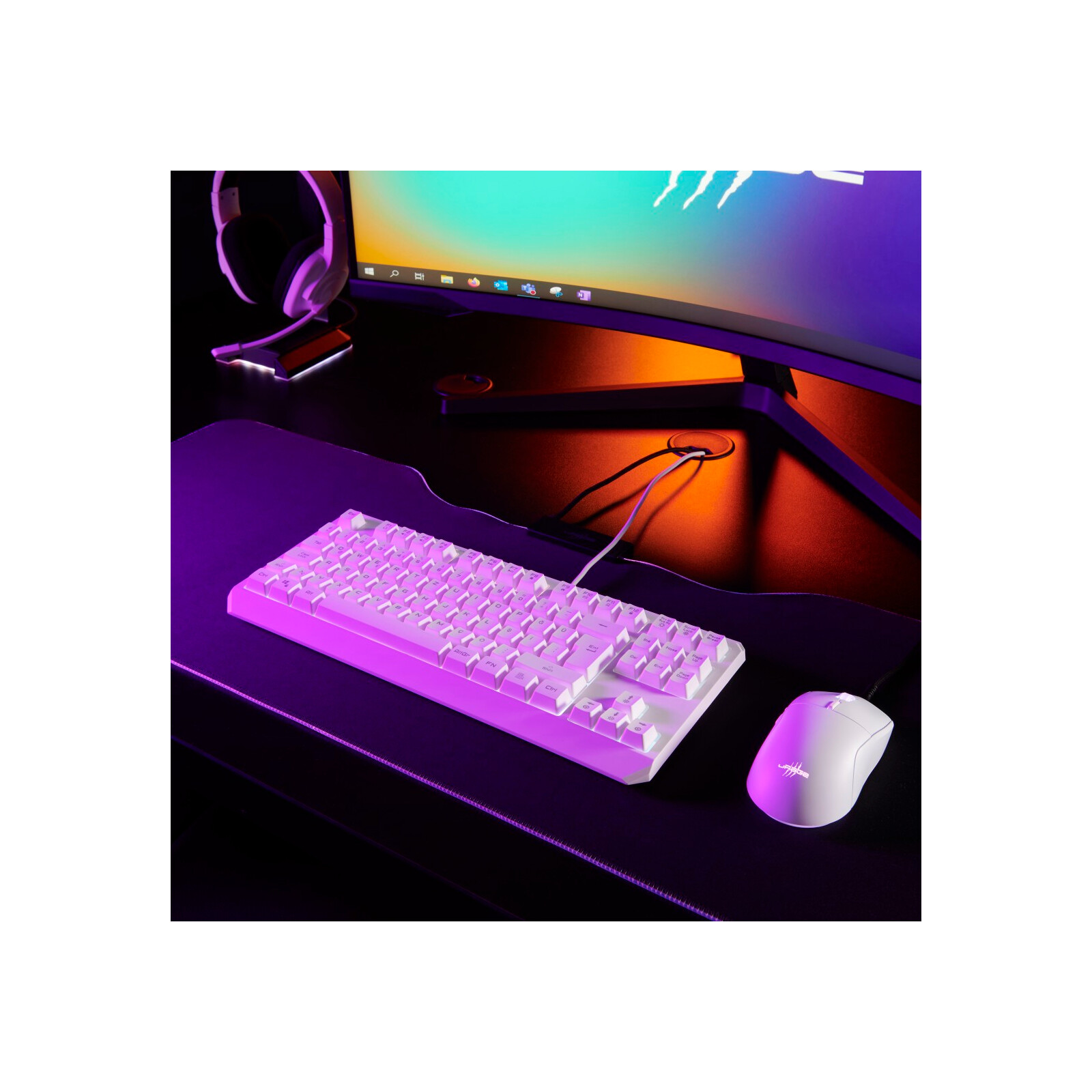 Urage Gaming Keyboard Exodus 220 wei&szlig;