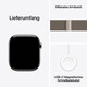 Apple Watch S11 LTE 46mm Natural Titan Case + Milanaise Loop S/M