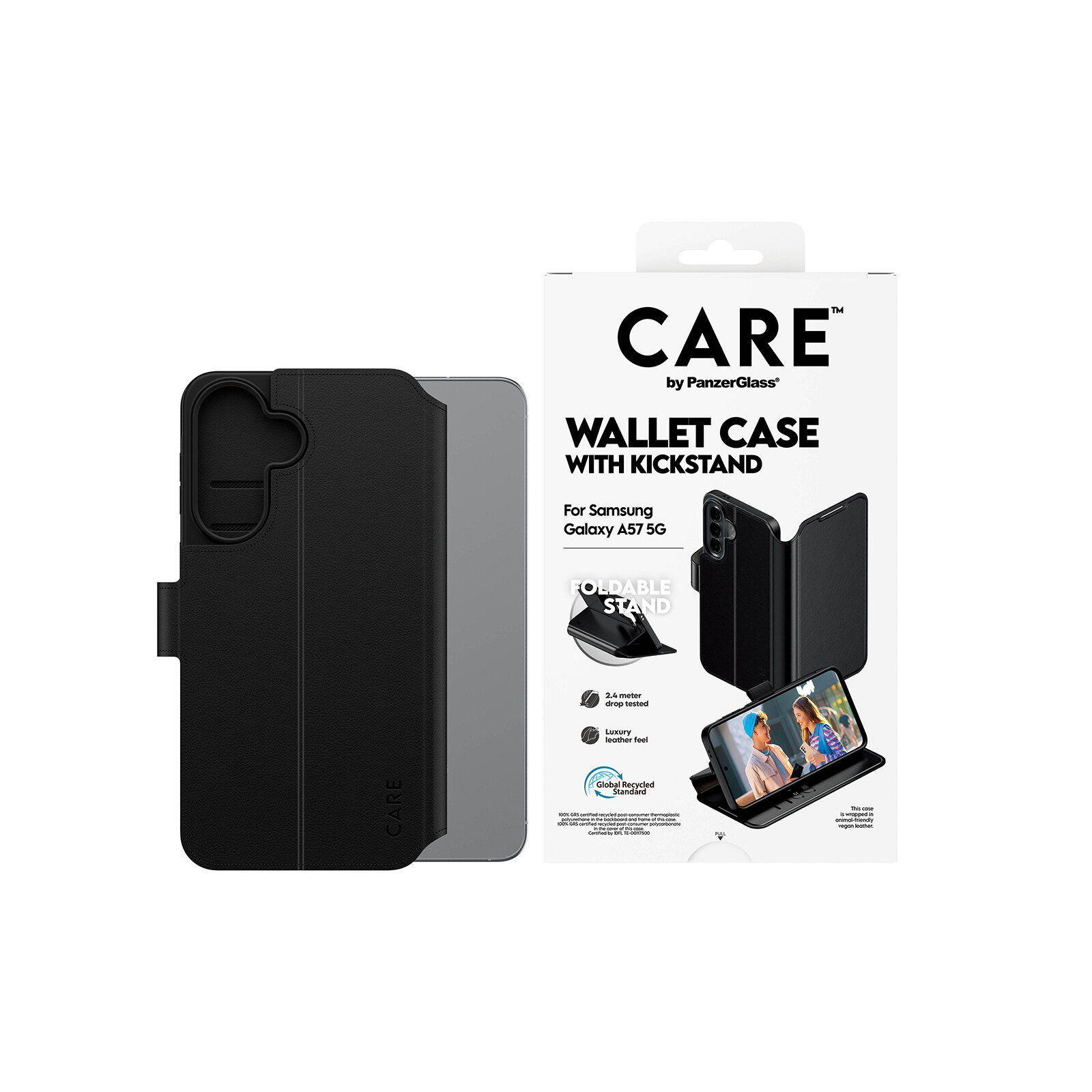 Care Wallet Case mit Kickstand Samsung Galaxy A57 5G