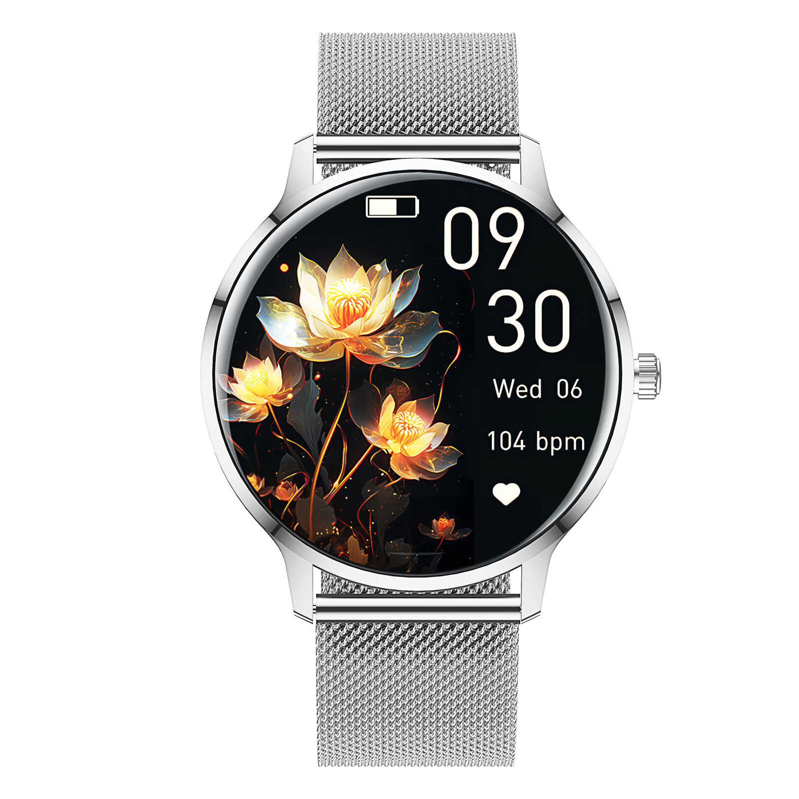 Felixx Smartwatch F616, Amoled 1.65, SUN, silver