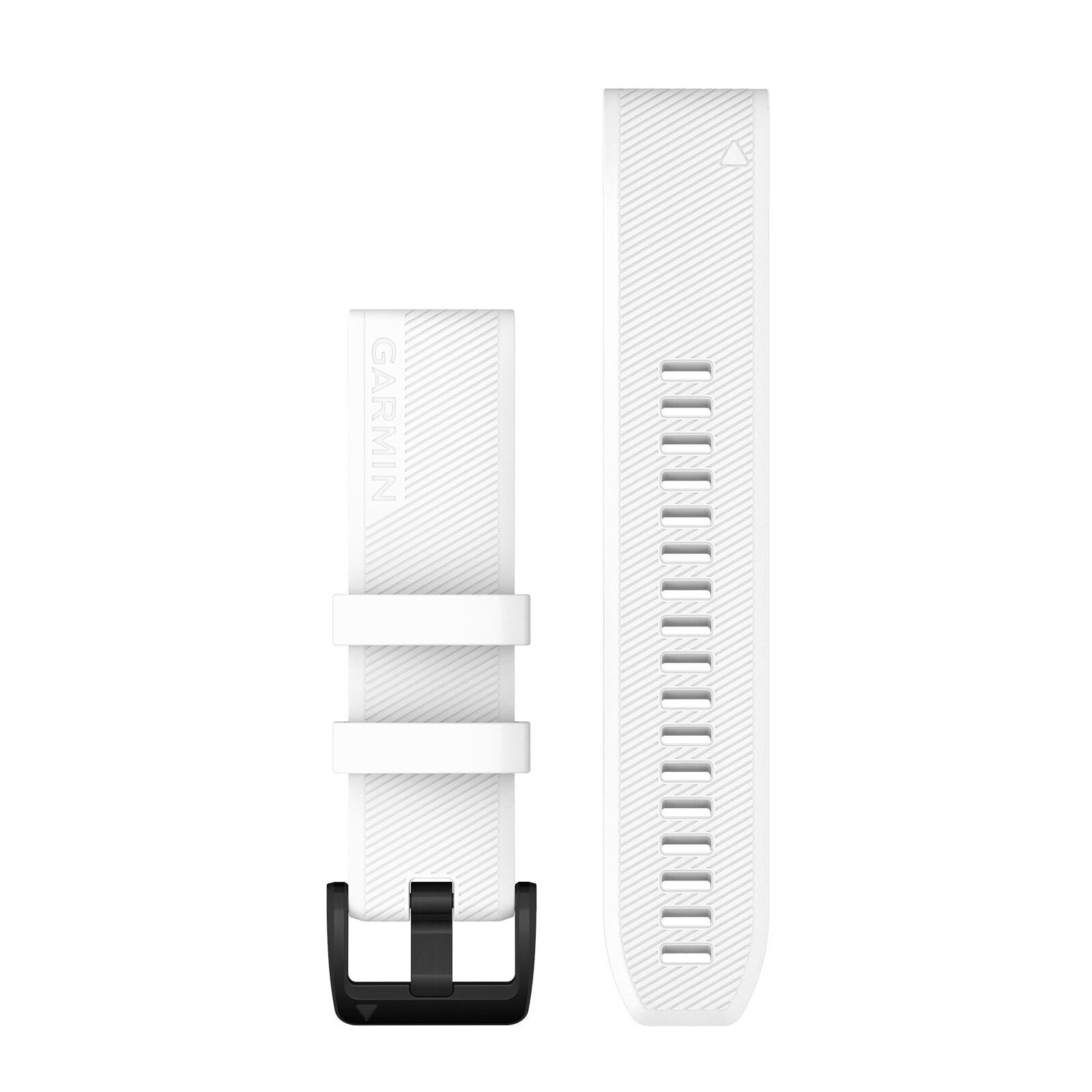 Garmin Quickfit Band 22mm Silikon wei&szlig; schwarz