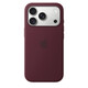 Apple iPhone 18 Pro Silikon Case mit MagSafe Burgundy