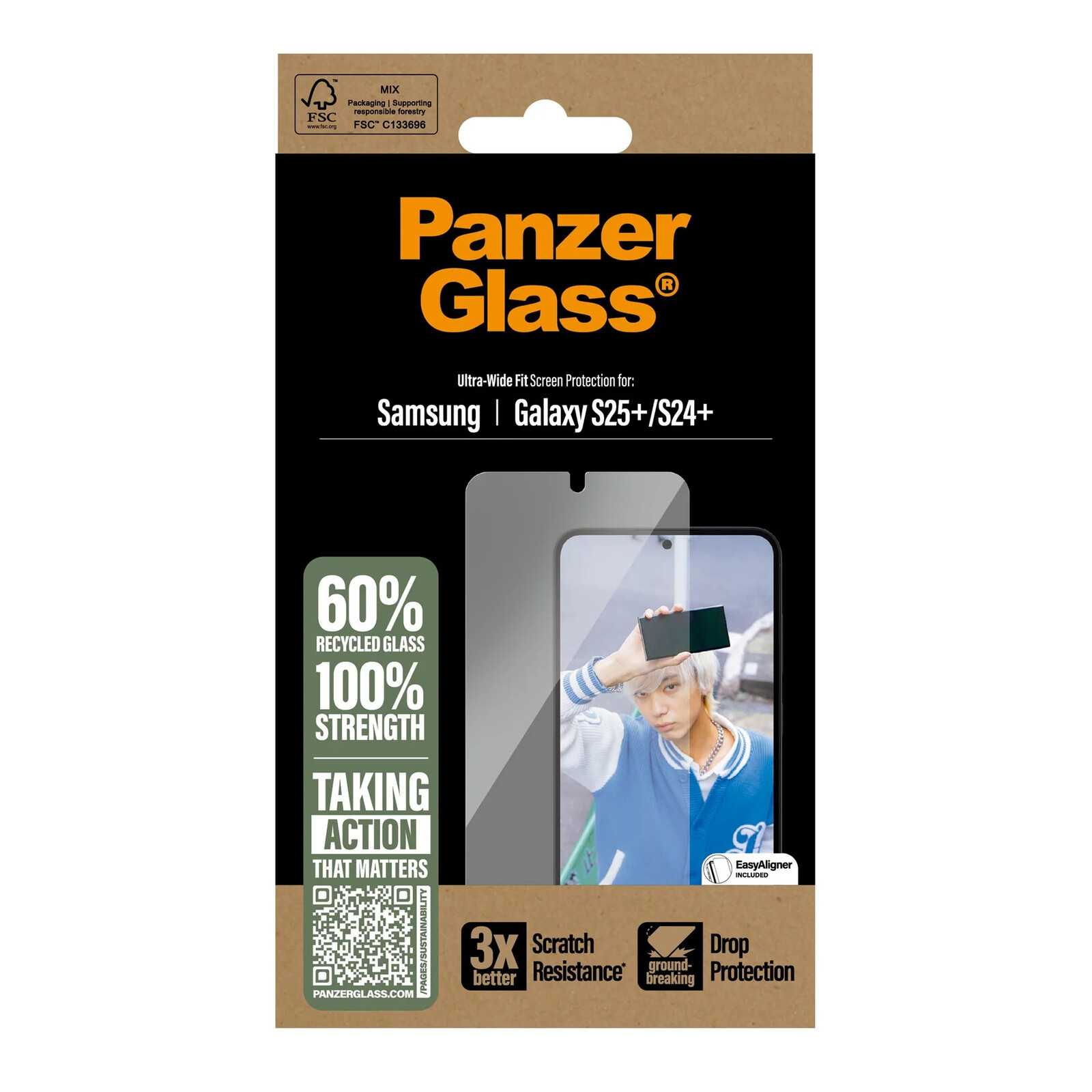 PanzerGlass® Screen Protector Samsung Galaxy S25 Plus