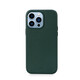 Felixx Back Cover Leder Apple iPhone 15 Pro dunkelgr&uuml;n