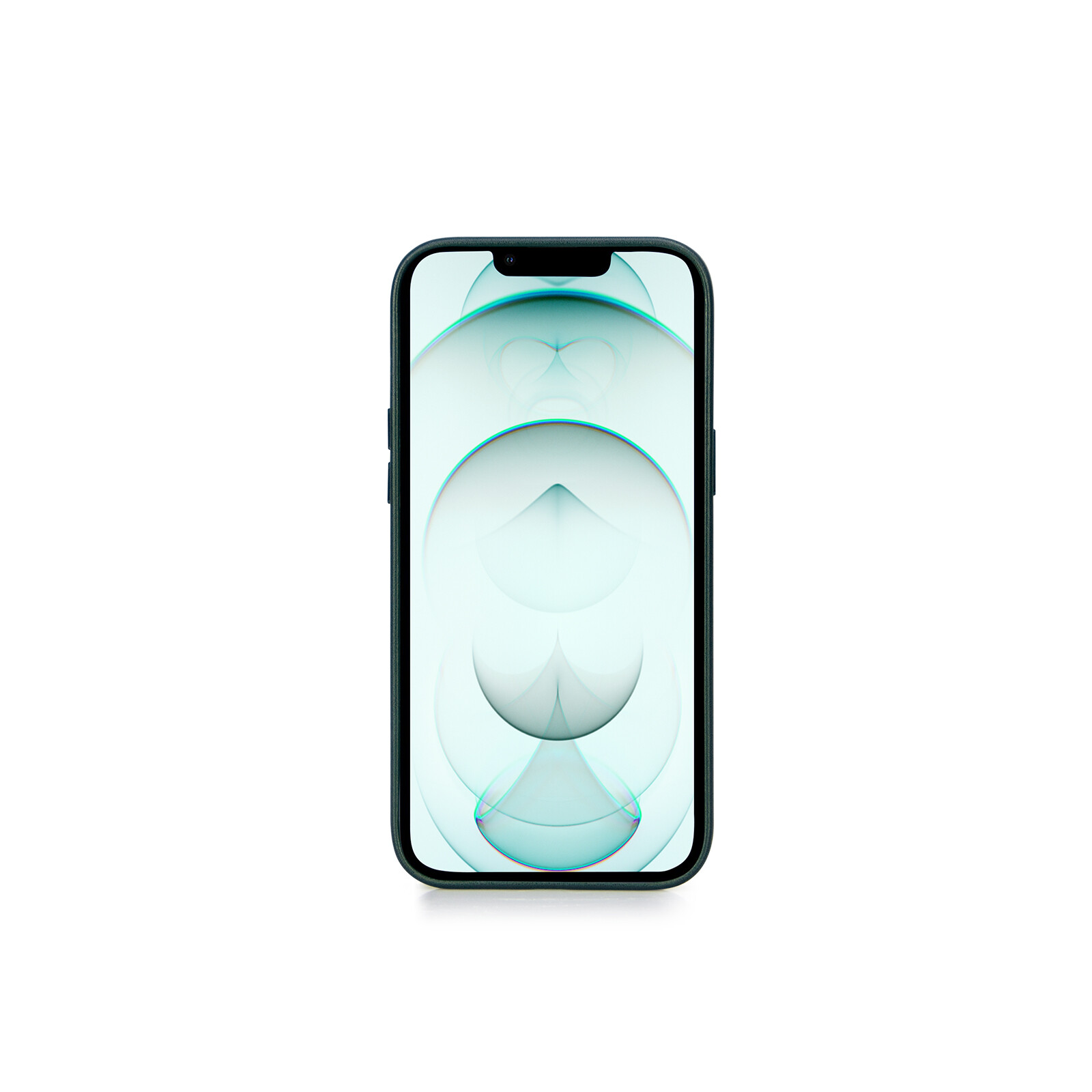 Felixx Back Cover Leder Apple iPhone 15 Pro dunkelgr&uuml;n