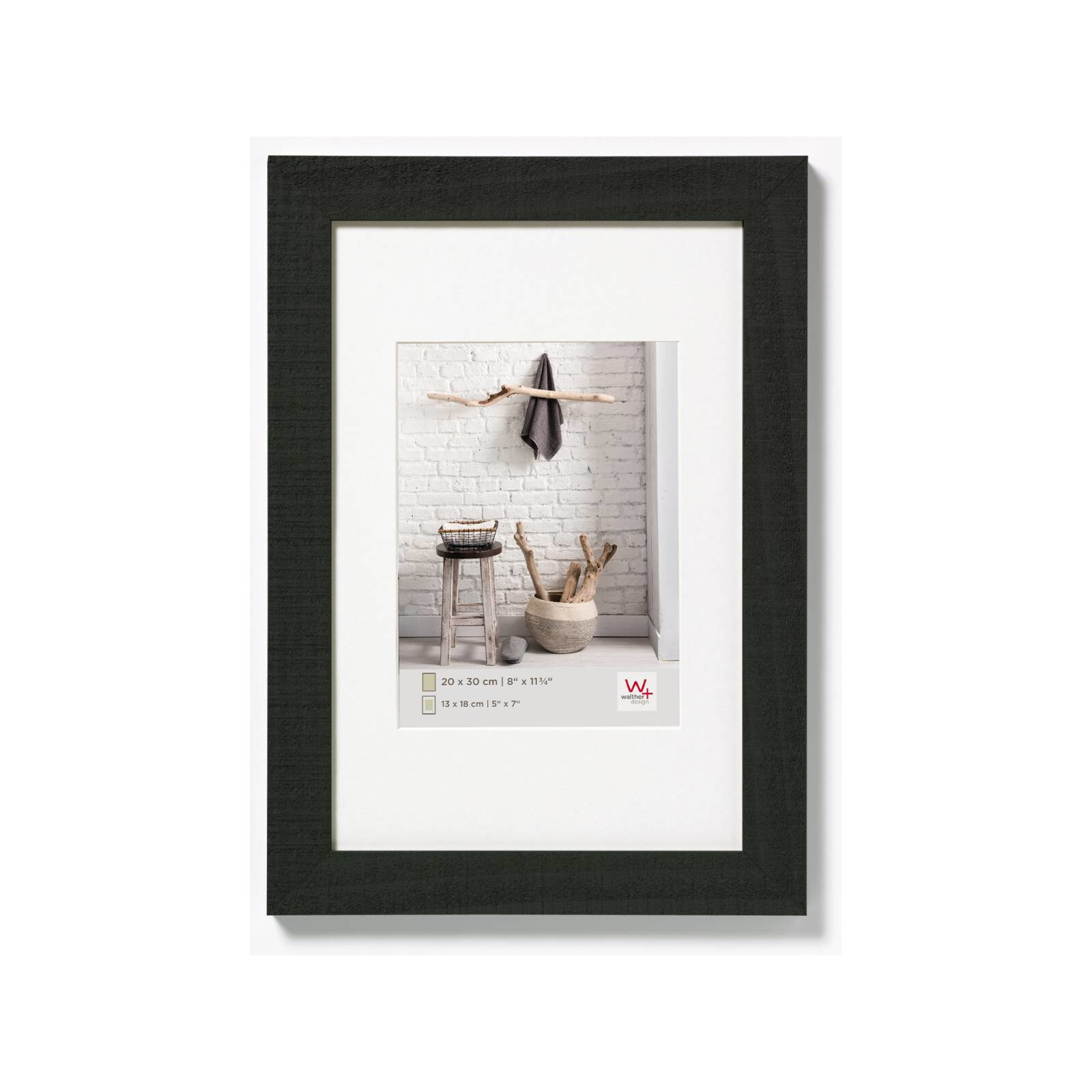 Bilderrahmen Home 10x15cm Holz schwarz