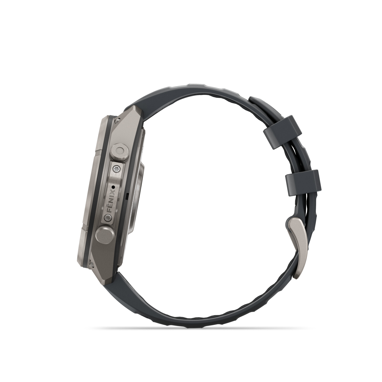 Garmin Fenix 9 Pro inReach 47mm Titan Silikonarmband Graphit/Schwarz