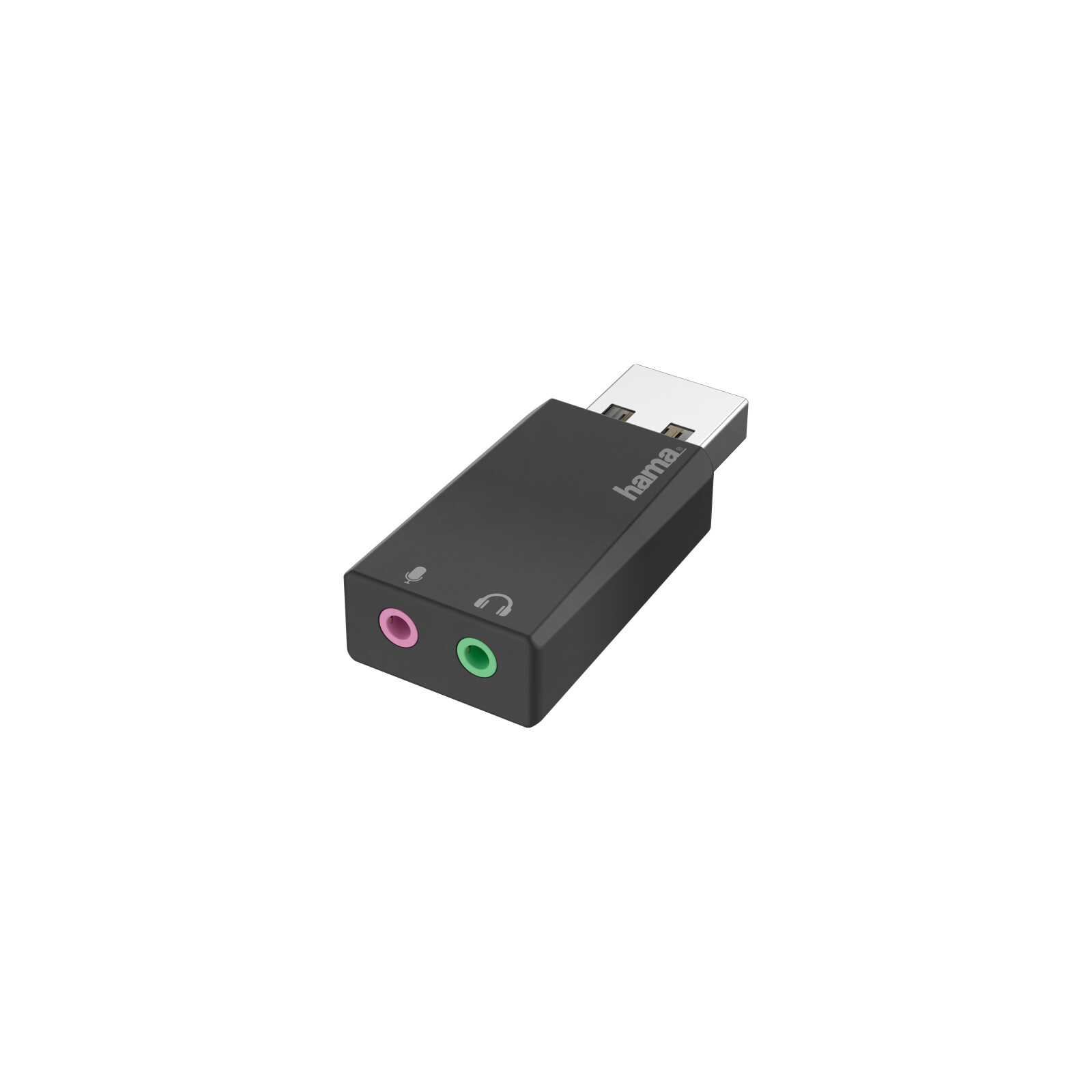 Hama 200323 USB-Soundkarte 2x3,5mm Klinke-Buchse