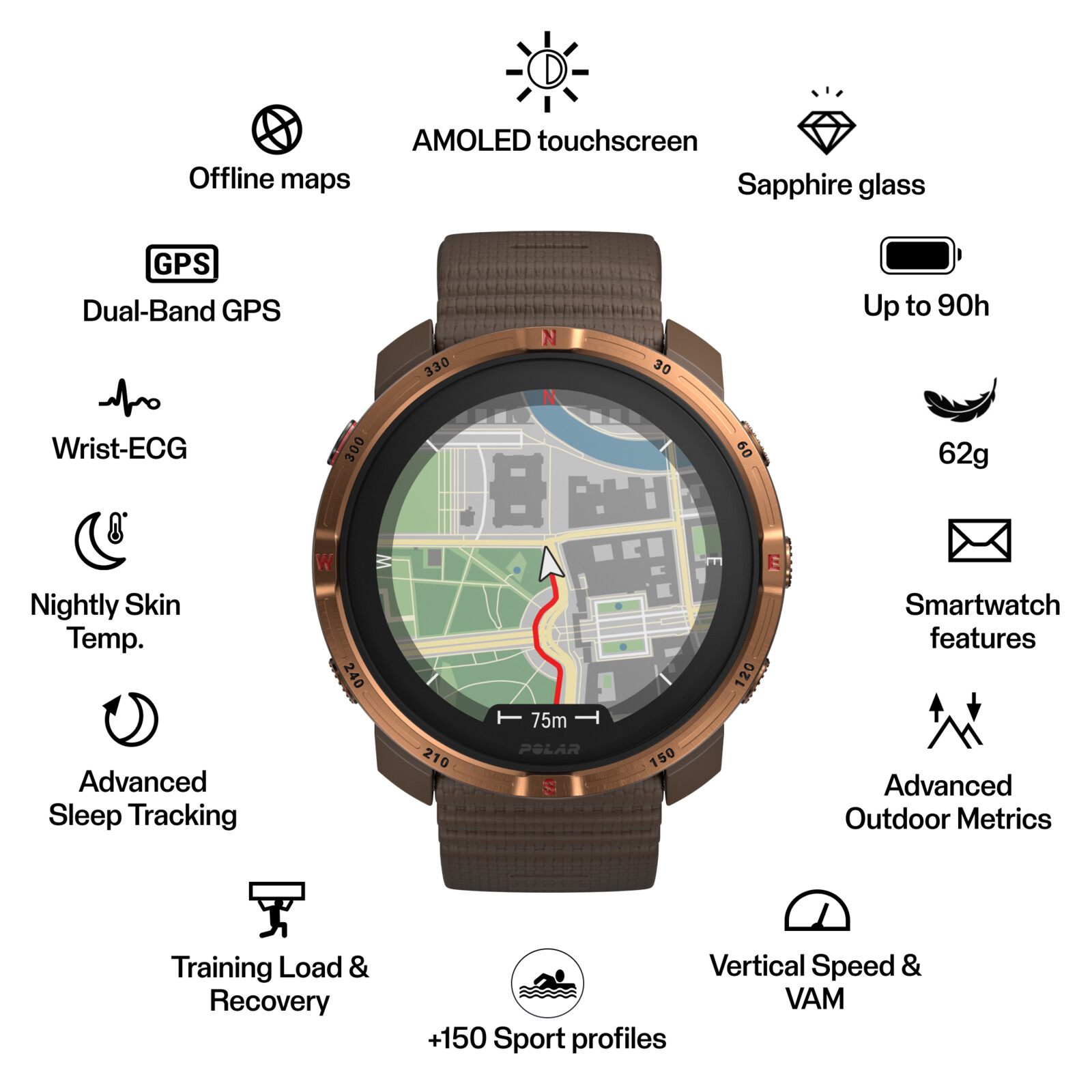 Polar Grit X2 Brown Copper S-L